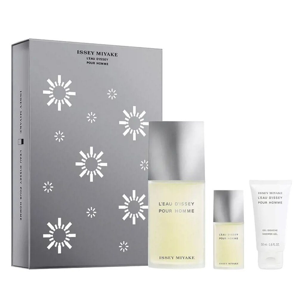 Issey Miyake Duft-Set L'Eau d'Issey Pour Homme EDT 125 ml + EDT 15 ml + SG 50 ml (man)
