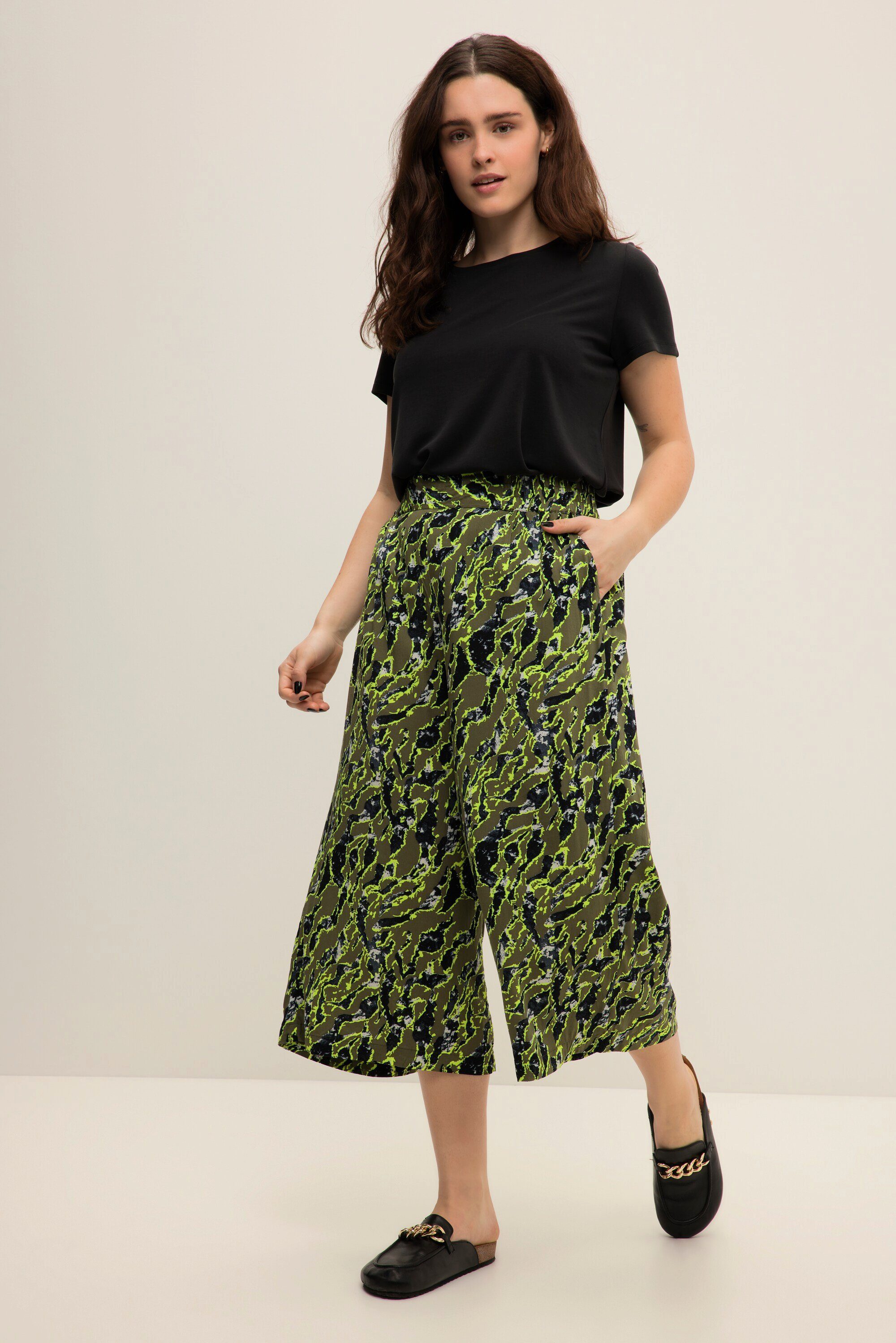 Studio Untold Culotte Culotte Elastikbund Print Zebra Legs wide