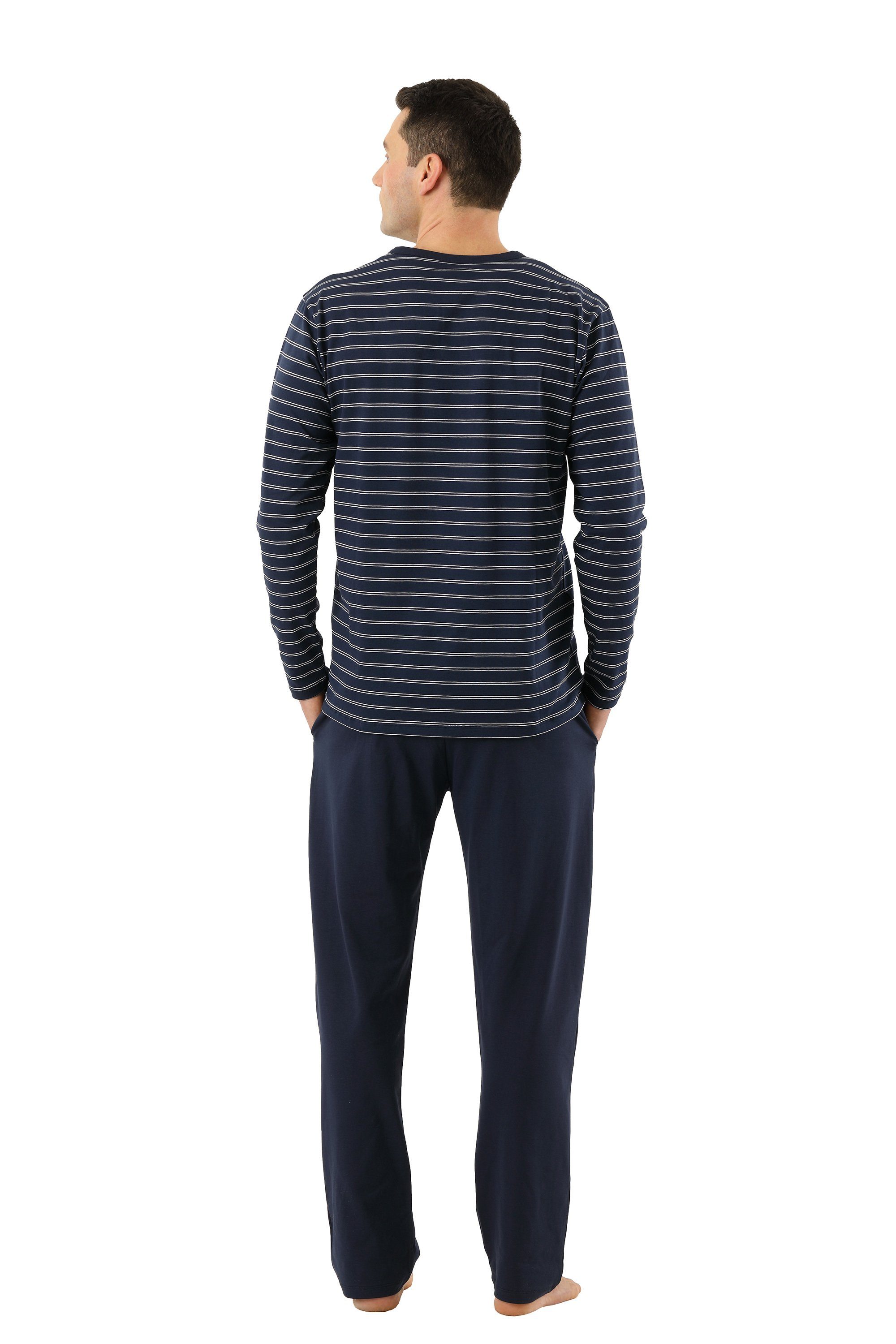 (1 Pyjama Set atmungsaktiv aus Albert lang und bestehend Schlafanzug Hose) Oberteil Kreuz