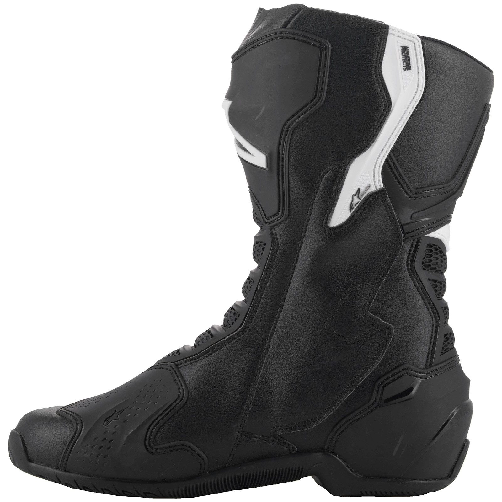 Alpinestars Alpinestars Stella SMX-6 V3 Motorradstiefel Schwarz / Weiss Damen Motorradstiefel (Packung, Antistatische und Öl- und Benzinfeste Sohle) motorradstiefel damen