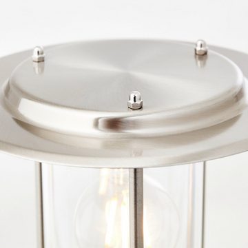 Lightbox Außen-Stehlampe, Bewegungsmelder, ohne Leuchtmittel, Pollerlampe, Bewegungsmelder, 1 m, Ø 20 cm, E27, max. 40 W, IP44