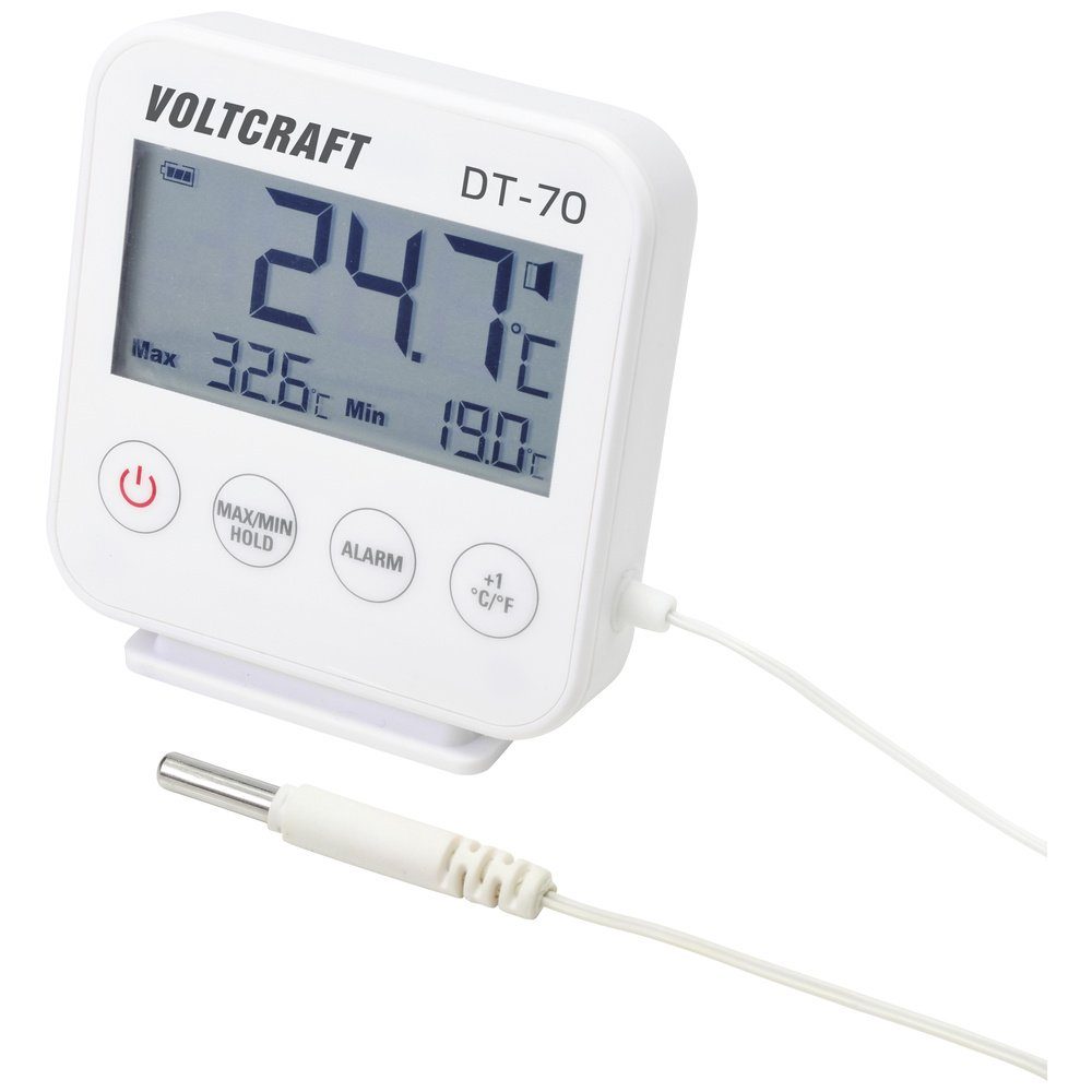 Kochthermometer VOLTCRAFT DT-70 Kabeltemperaturfühler Messbereich Temperatur -40 bis