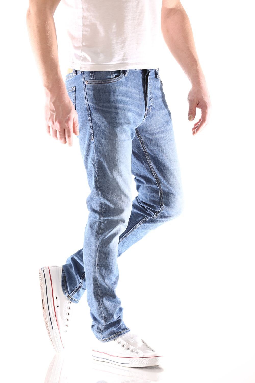 Fit & Medium & Jack Blue Jones Jones Jeans Slim-fit-Jeans Herren Slim Glenn Jack Original