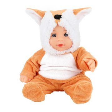 Toi-Toys Babypuppe Babypuppe im Tierkostüm 22,5 cm