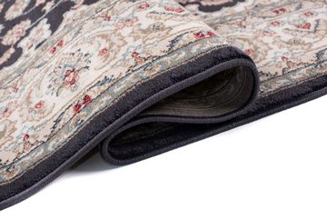 Orientteppich Oriente Teppich - Traditioneller Teppich Orient Schwarz Beige, Mazovia, 60 x 100 cm, Geeignet für Fußbodenheizung, Pflegeleicht, Wohnzimmerteppich