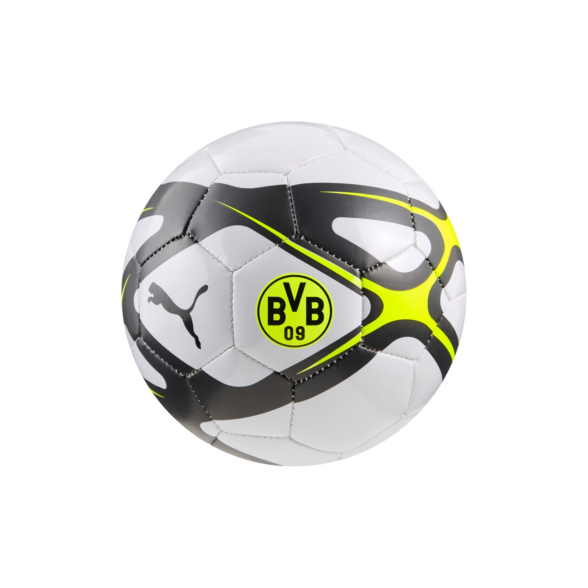 Fußball BVB CULTURE Ball Mini PUMA WHITE