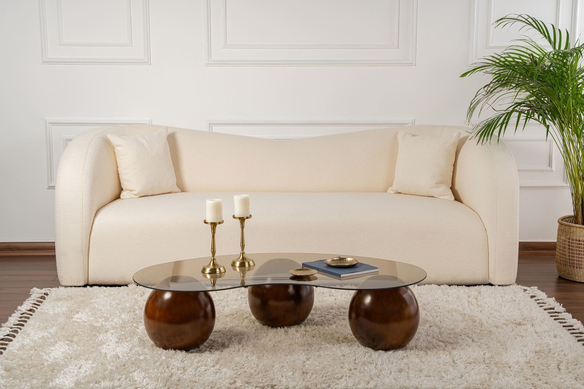 Skye Decor Couchtisch Sphere (1 Tisch), Organisch geformte Tischplatte