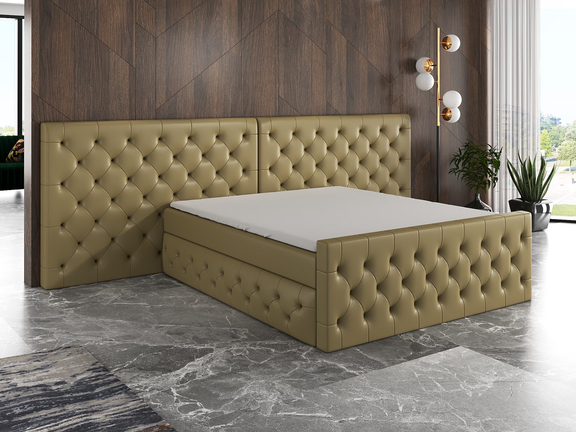 A&J MöbelLand GmbH Boxspringbett SVEN mit günstig online kaufen