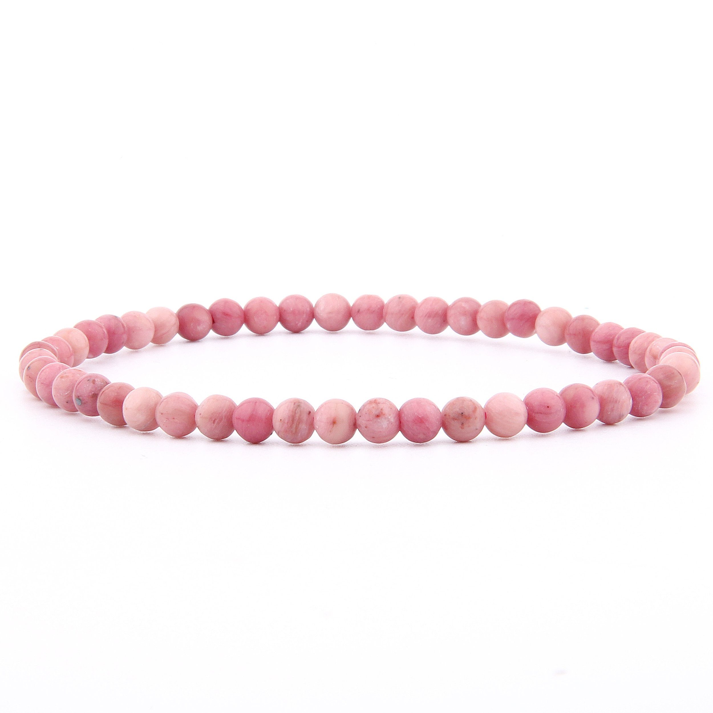 Vascavi Armband Rhodonit Edelstein Perlenarmband, Made günstig online kaufen