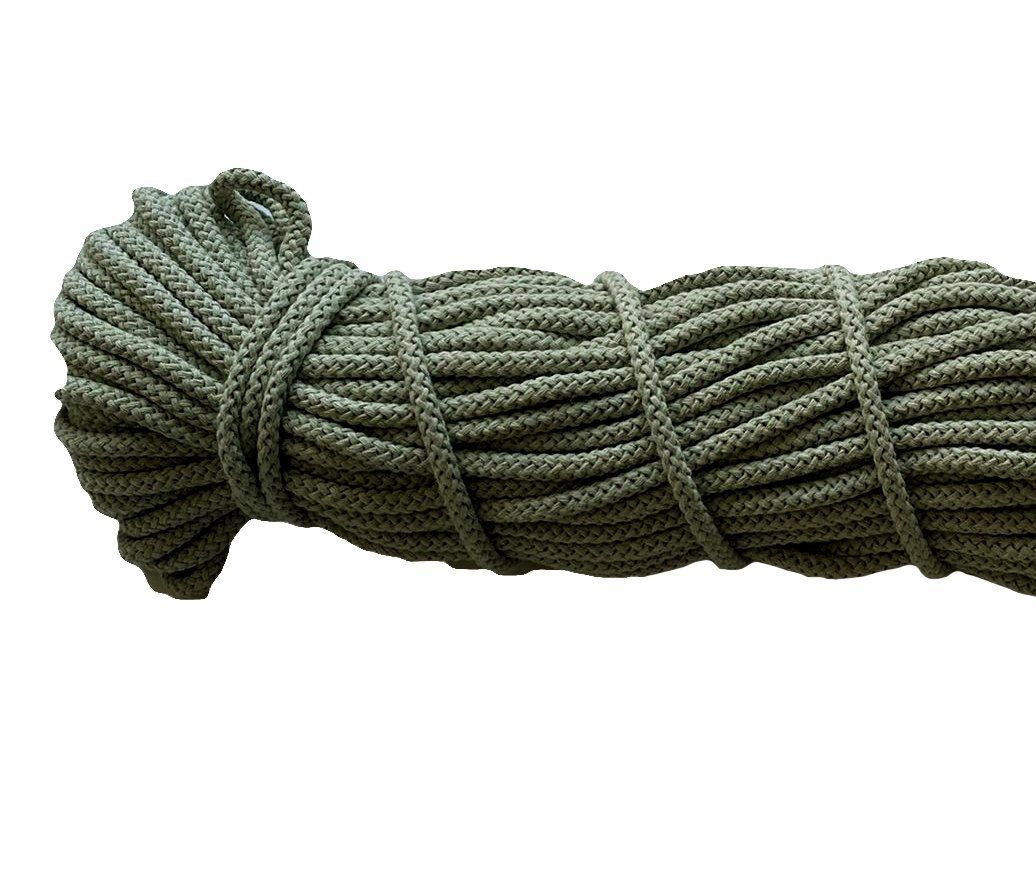 Thumbnail - Mississhop Kordel 100 m / Ø 5 mm / Ø 3 mm Baumwollkordel Seil Kordel 100 % Baumwolle