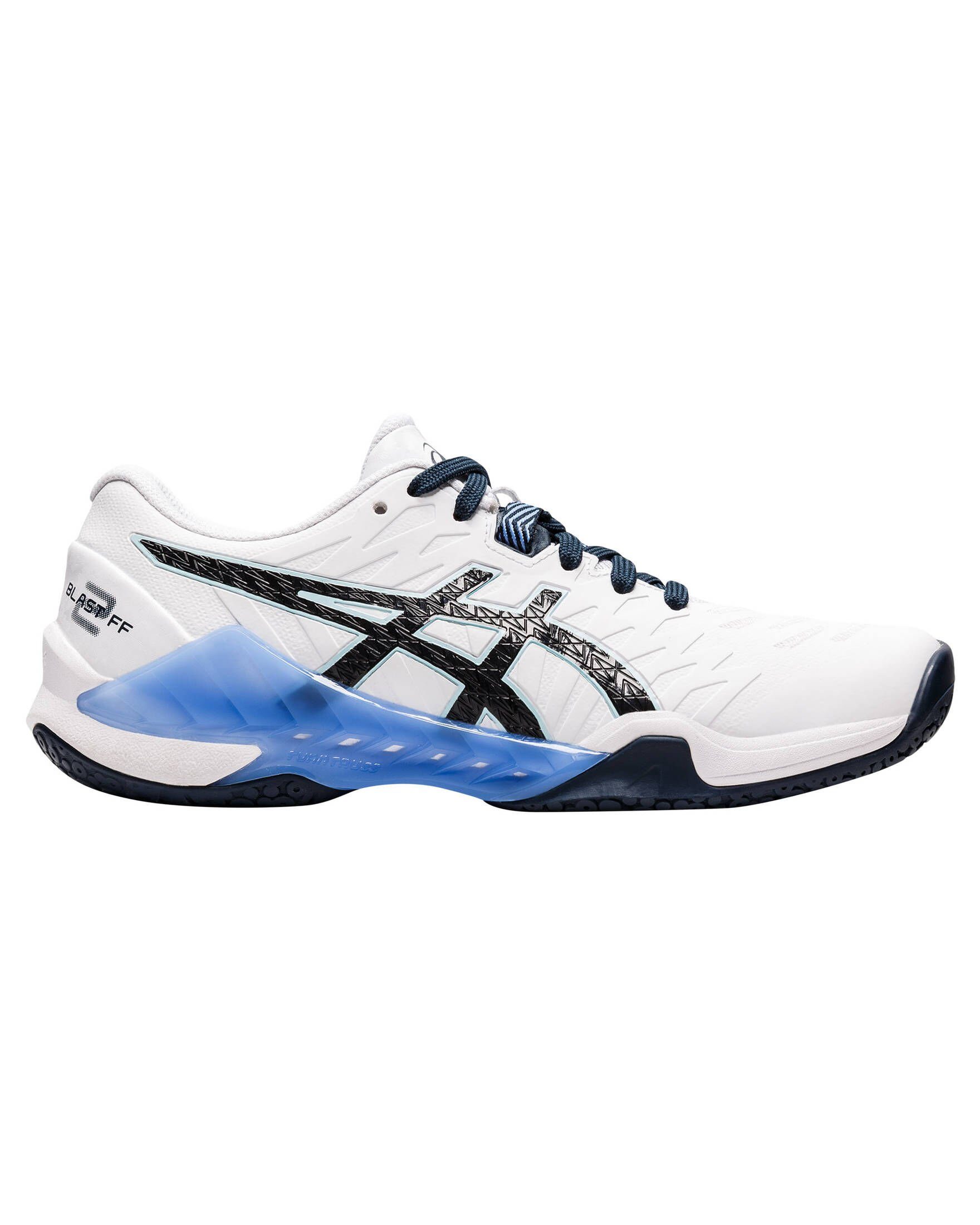 blau BLAST weiß W Asics Damen FF / Volleyballschuhe Hallenschuh