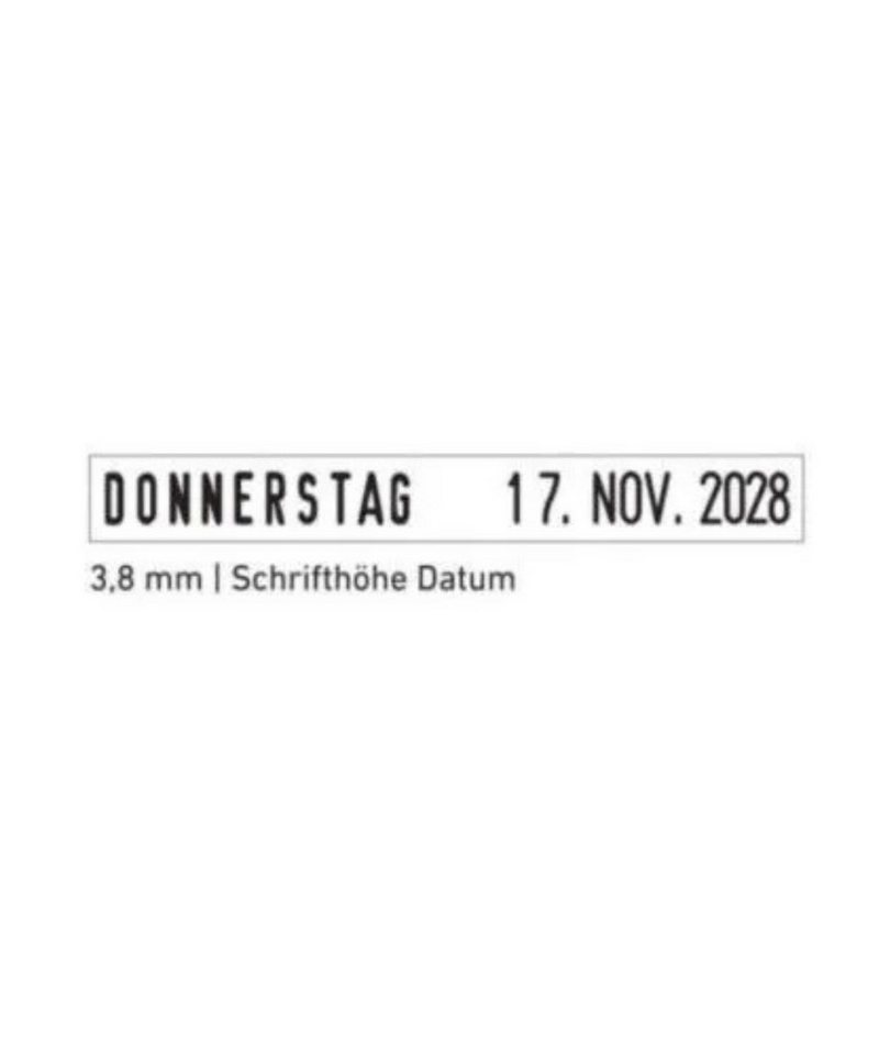 Thumbnail - TRODAT Stempel Der Trodat Printy 4817/B – Datum und Wochentage, Dokumentenecht, Selbstfärbend, Stempelkissen