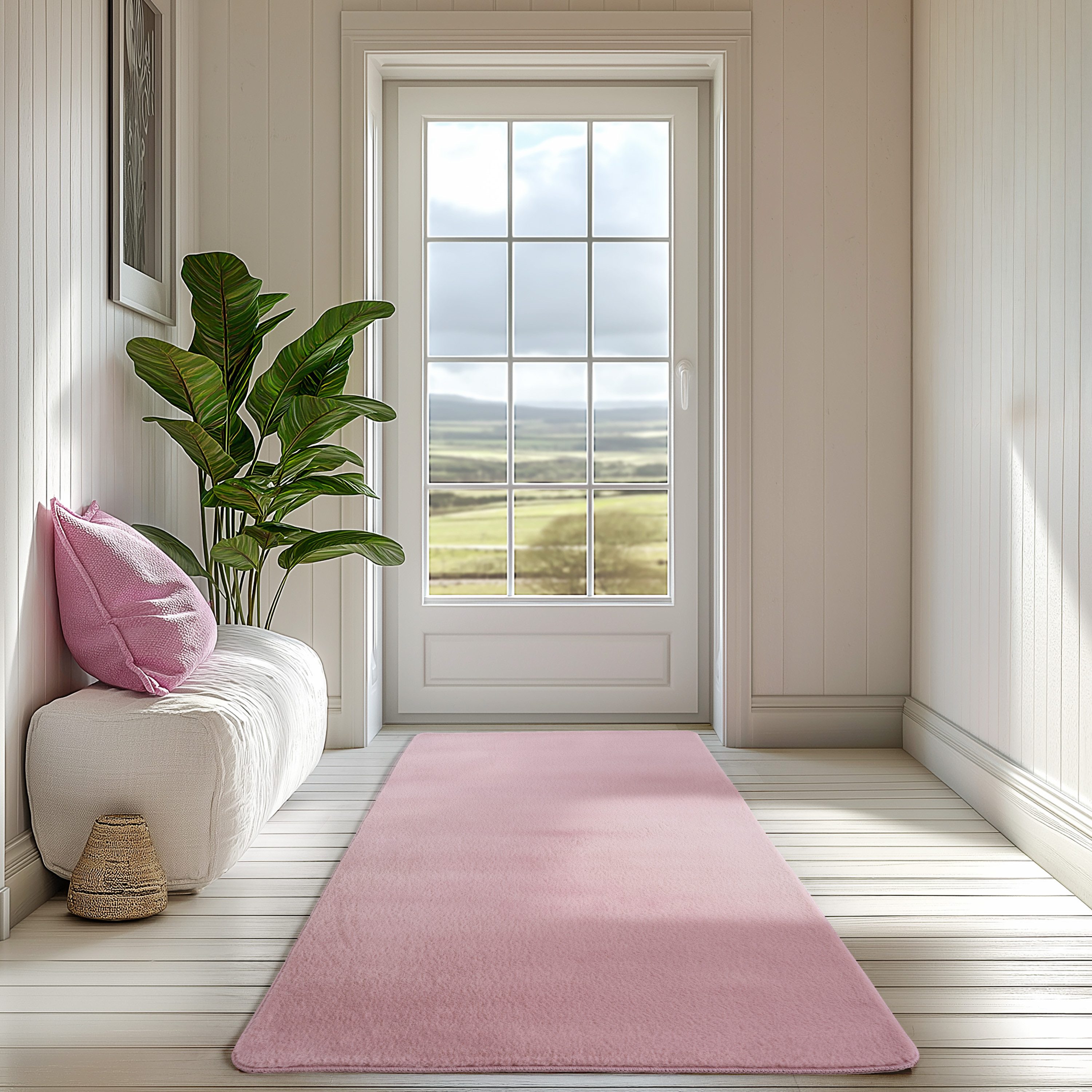 SIMPEX24 Teppich Unicolor - Einfarbig, Läufer, Höhe: 11 mm, Perfekt geeigne günstig online kaufen