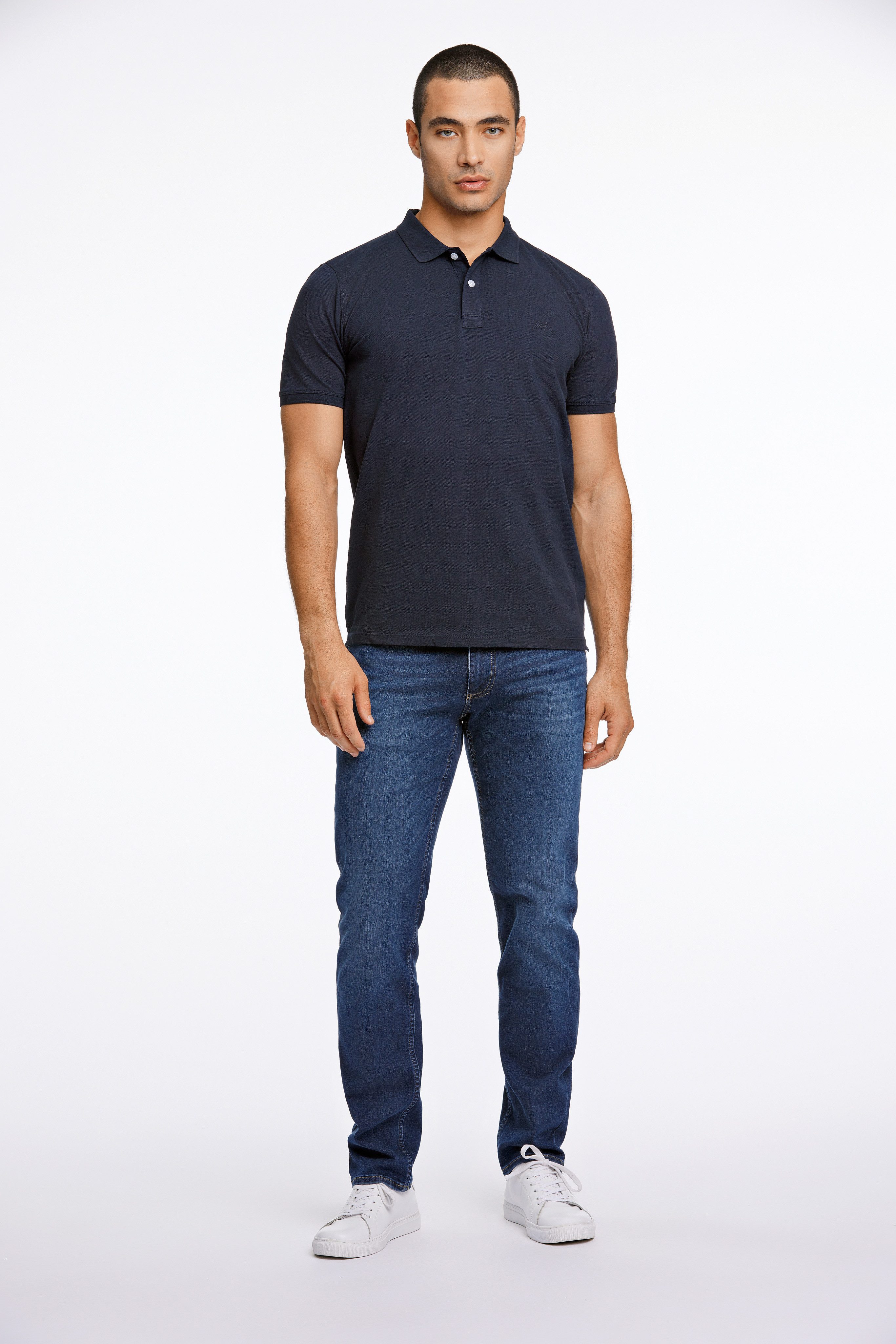 LINDBERGH Poloshirt mit Logostickerei – Bild 4 von 5