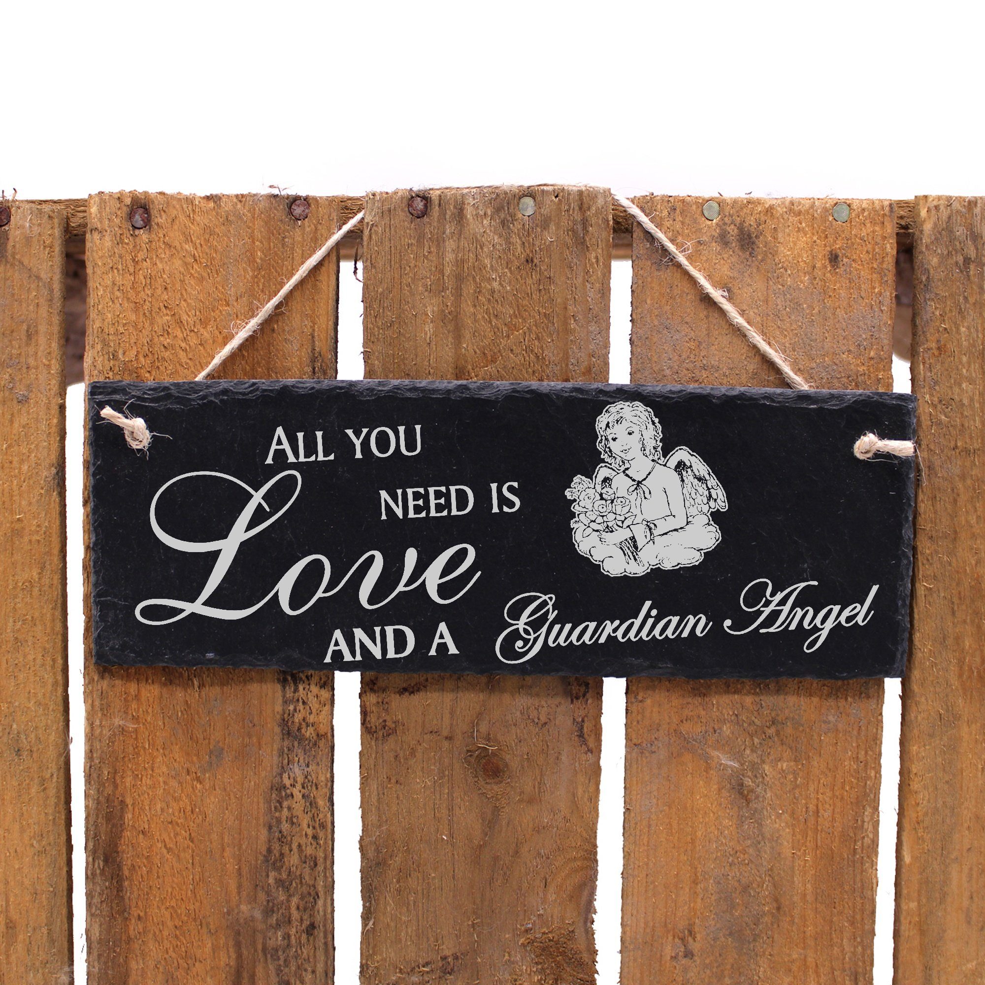 Dekolando Hängedekoration and a Engel is 22x8cm you need Angel All Guardian Schutzengel Love