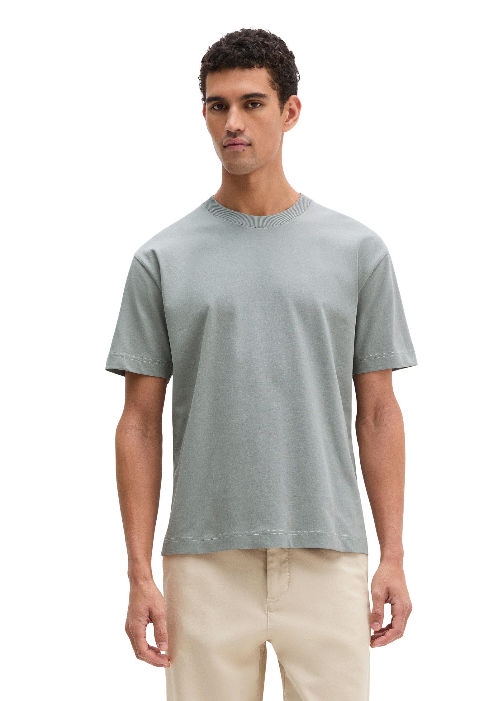 Marc O'Polo T-Shirt aus schwerem Bio-Baumwoll-Jersey günstig online kaufen