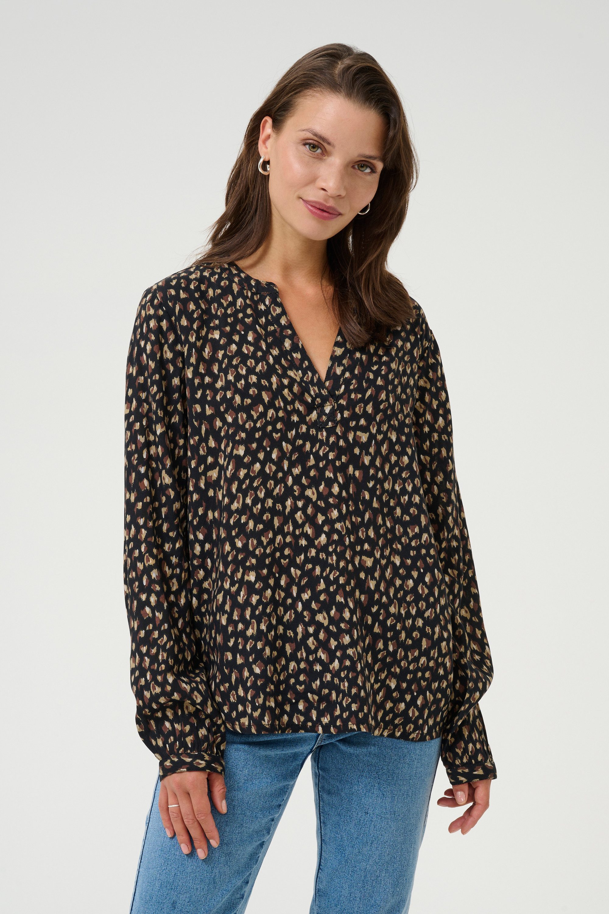Langarmbluse Bluse langarm KAjalie