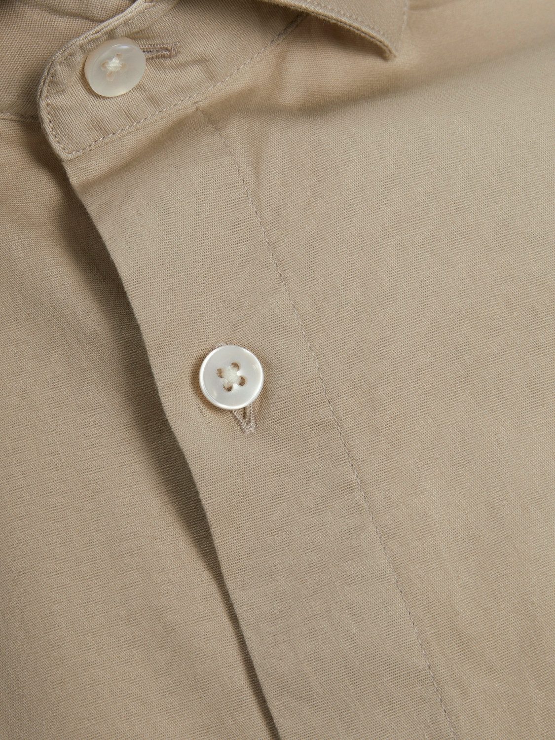 Jack & Jones Langarmhemd JPRBLAJAXON mit Stretchanteil und stylischem Kragen unifarben, slim fit, Web, Hemdkragen, atmungsaktiv