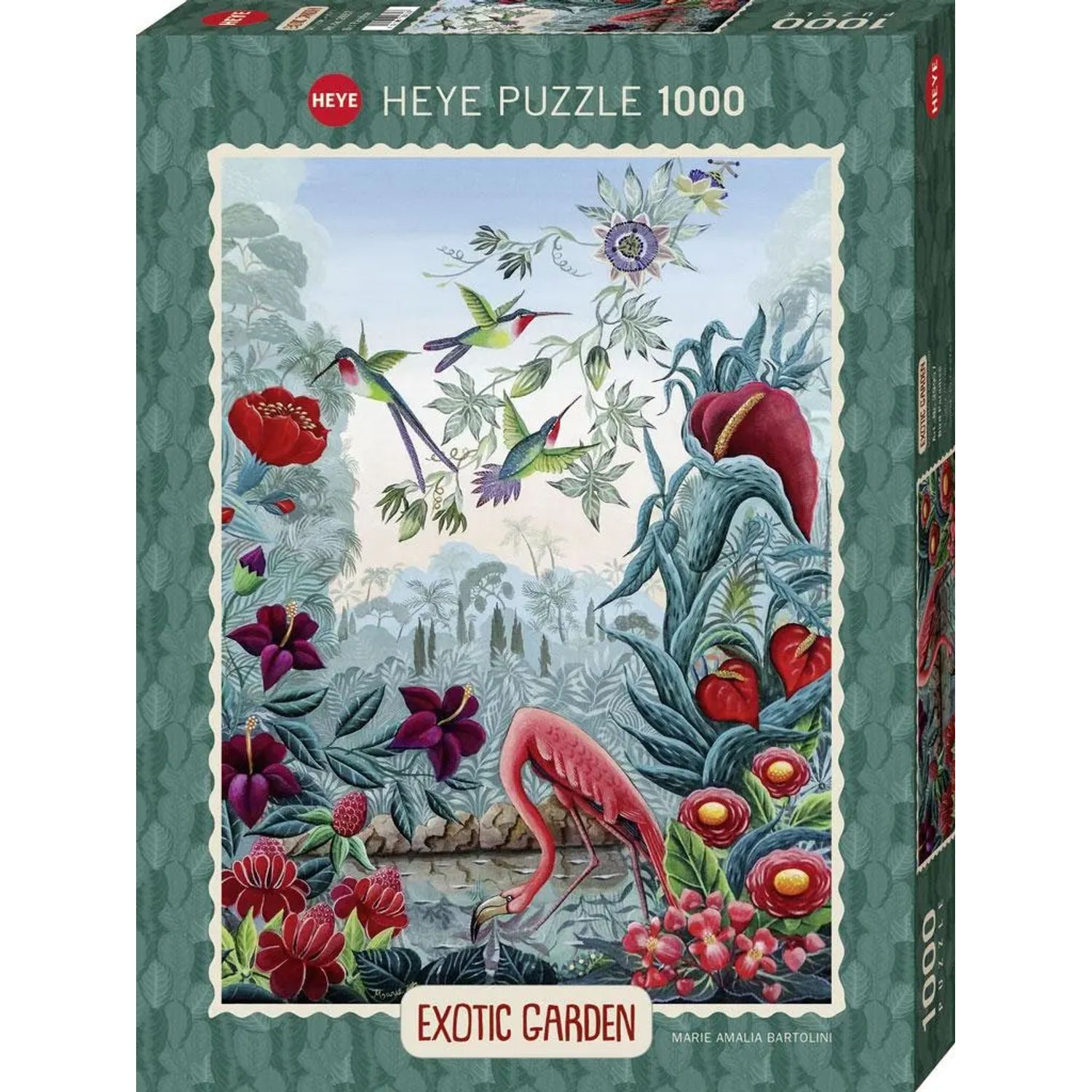 HEYE Puzzle Bird Paradise Puzzle 1000 Teile, 1000 Puzzleteile