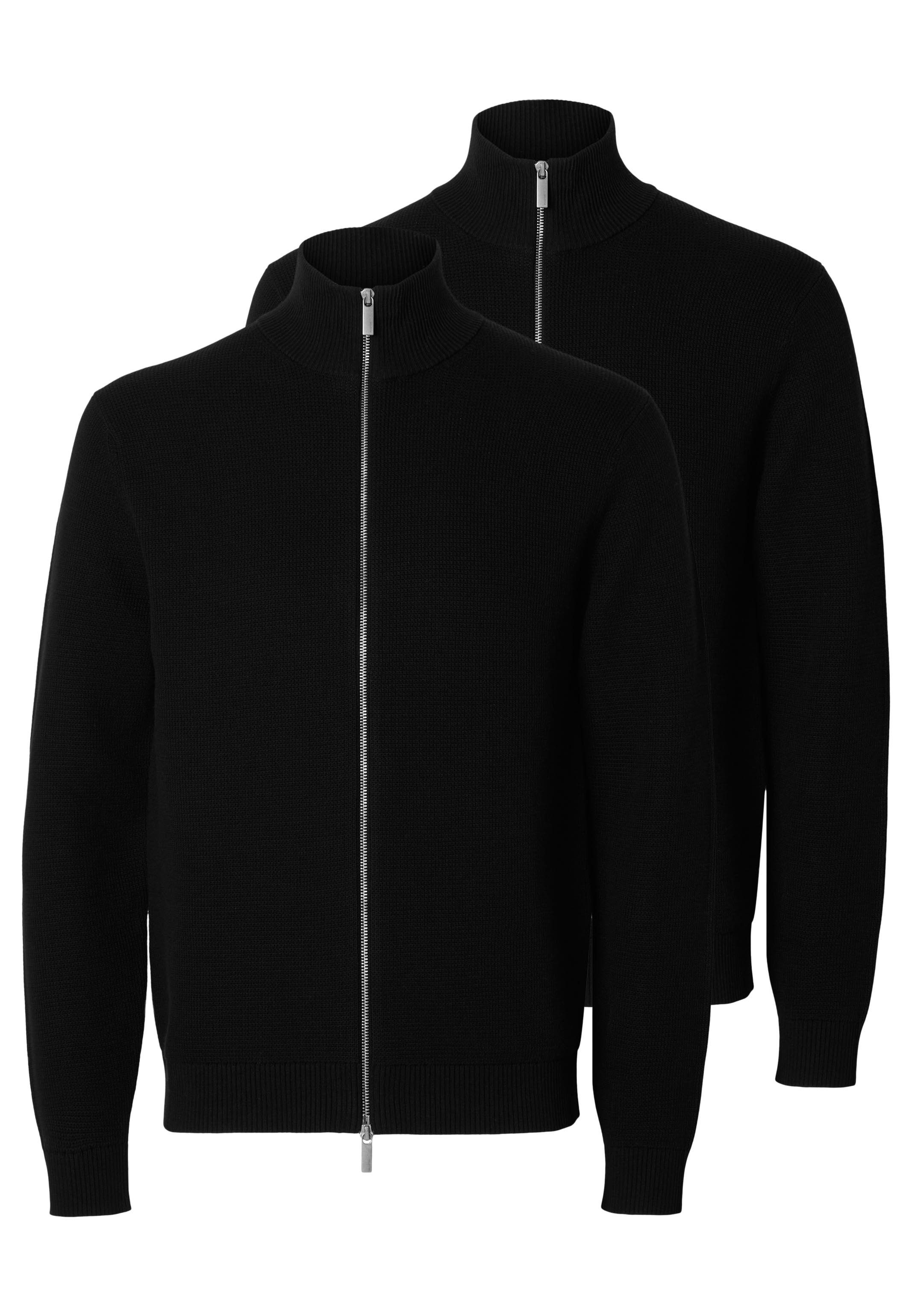 Selected Strickjacke 2er Pack Dane Strickjacke - Baumwolle - Atmungsaktiv