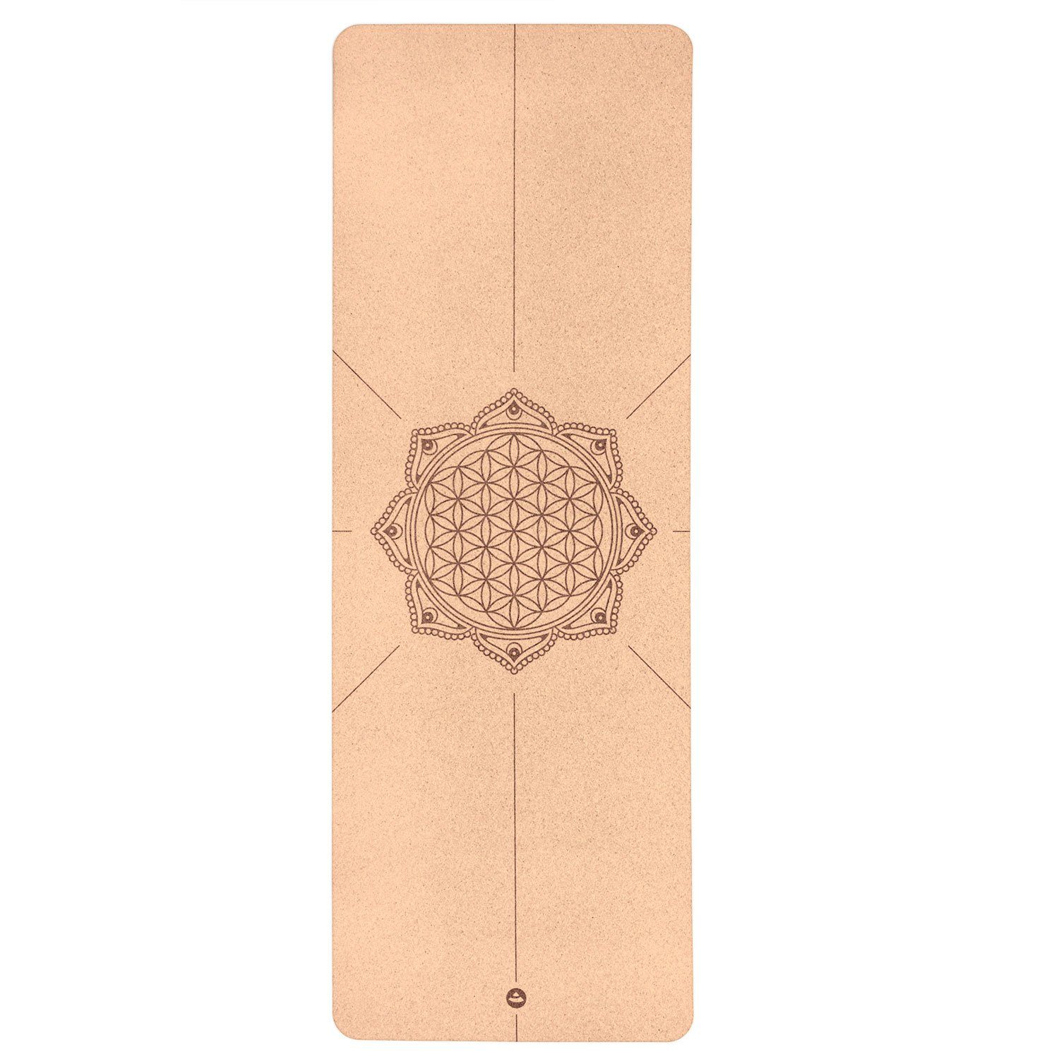 BLUME LEBENS DES Yogamatte bodhi Yogamatte Kork,