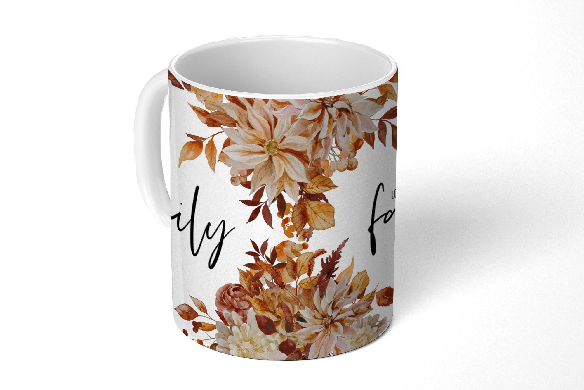 Tasse Kaffeetassen, Sprichwörter, MuchoWow macht Becher, Familie Teetasse, - Keramik, Zitate Familie Geschenk Teetasse, Liebe eine - -