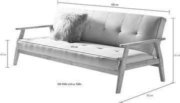 SalesFever Schlafsofa, mit 60° und 90° Kippfunktion