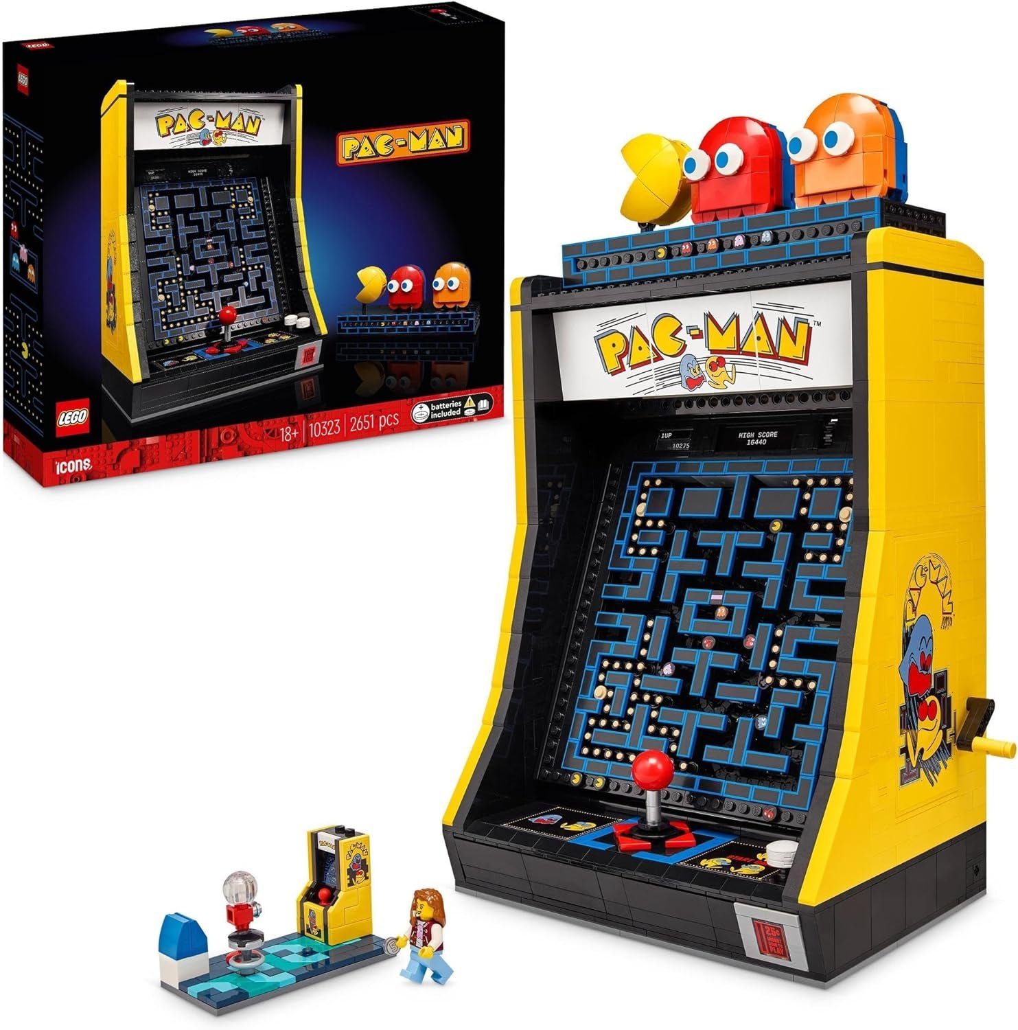 LEGO® iCONS - PAC-MAN Spielautomat (10323) Konstruktions-Spielset, (2651 St)