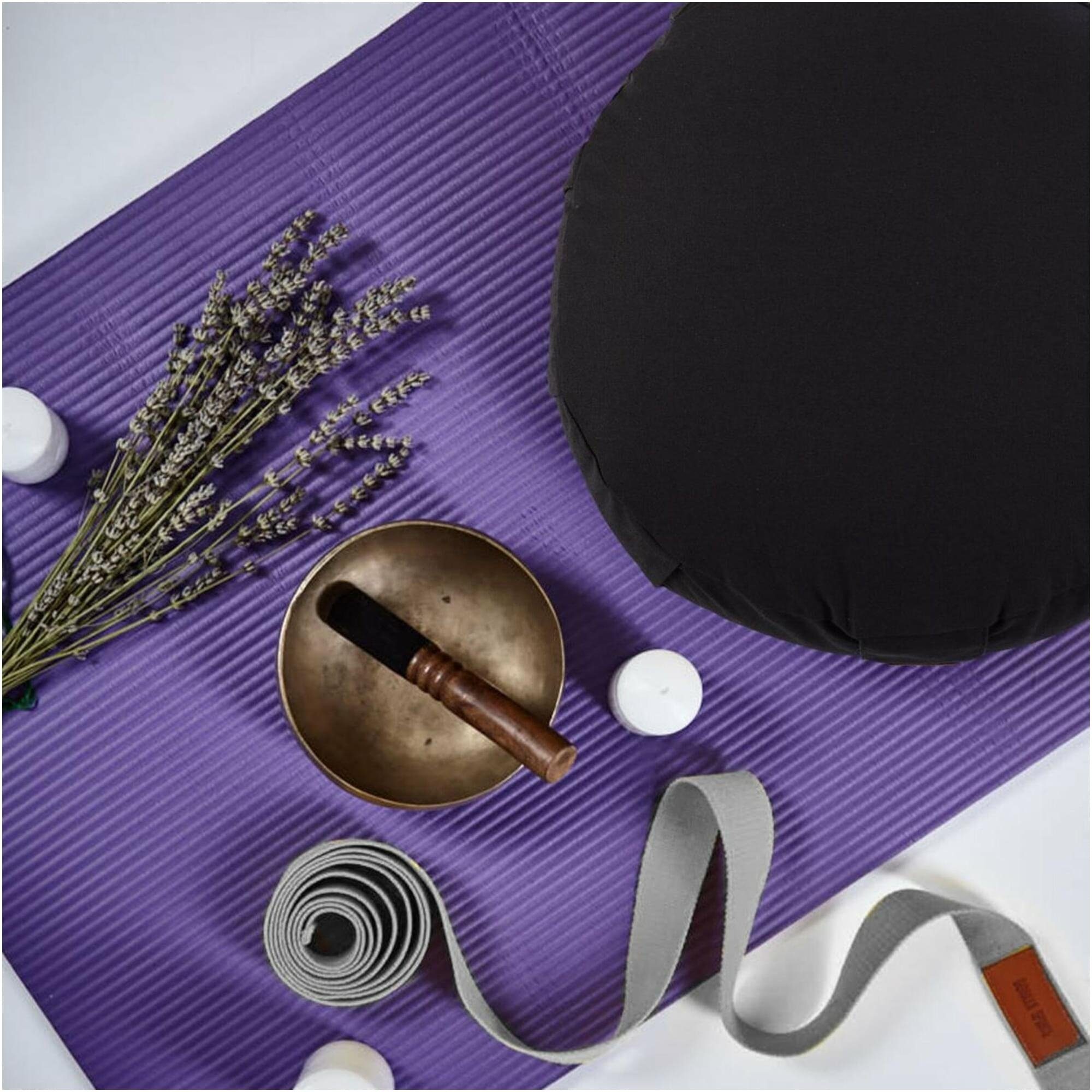 Baumwolle, SPORTS Yoga Yoga-Gürtel, Yogagurt aus 100% Metall, Grau Verschluss Strap mit GORILLA