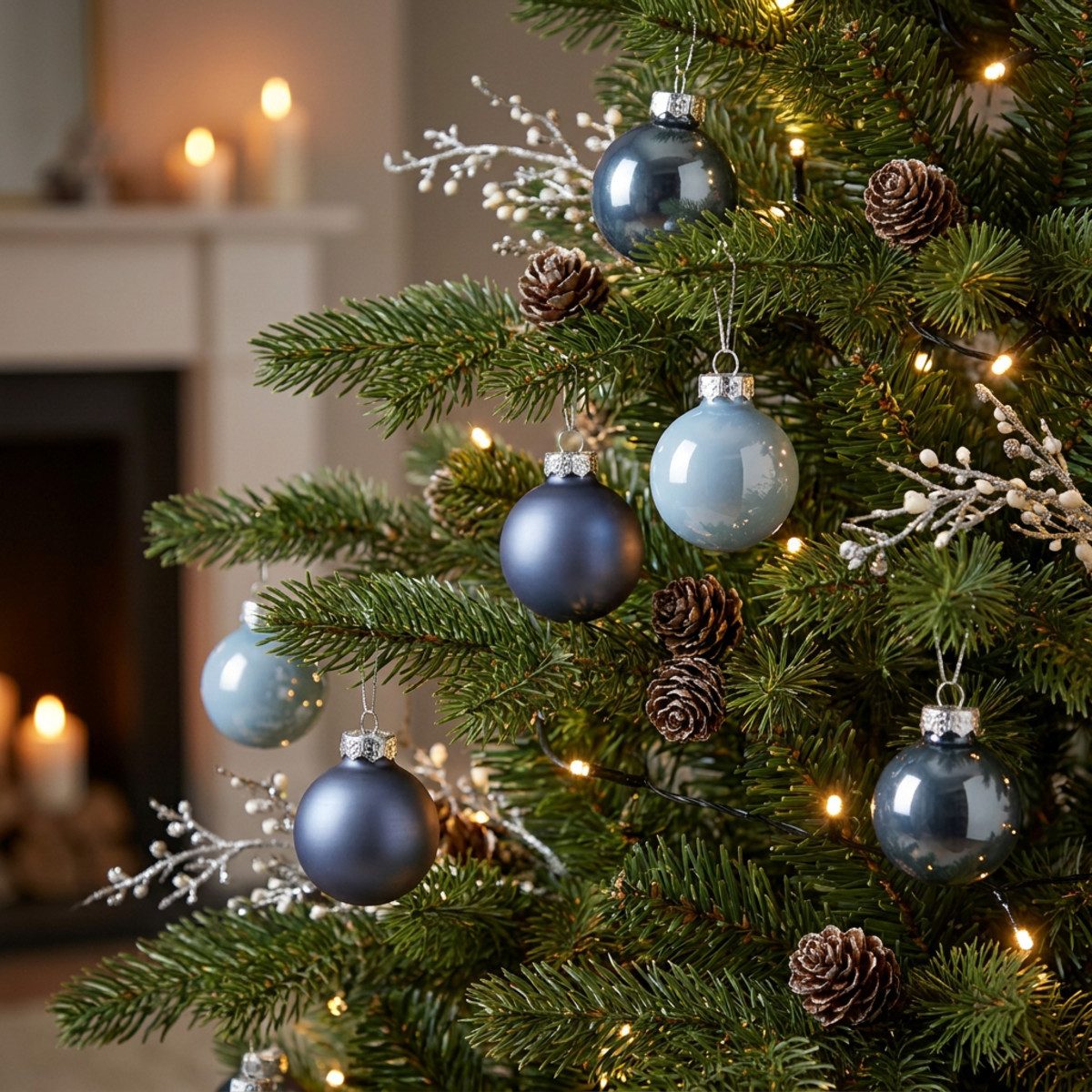 Florists Products Weihnachtsbaumkugel Elegante Glas-Weihnachtskugeln für stilvolle Deko, 24 Stück – Bild 2 von 4