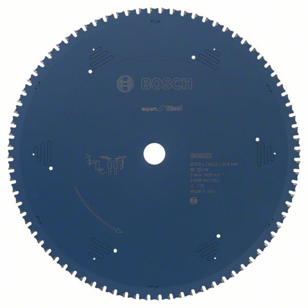 Kreissägeblatt Bosch Accessories Expert for Steel 2608643062 Kreissägeblatt 355 x 25.