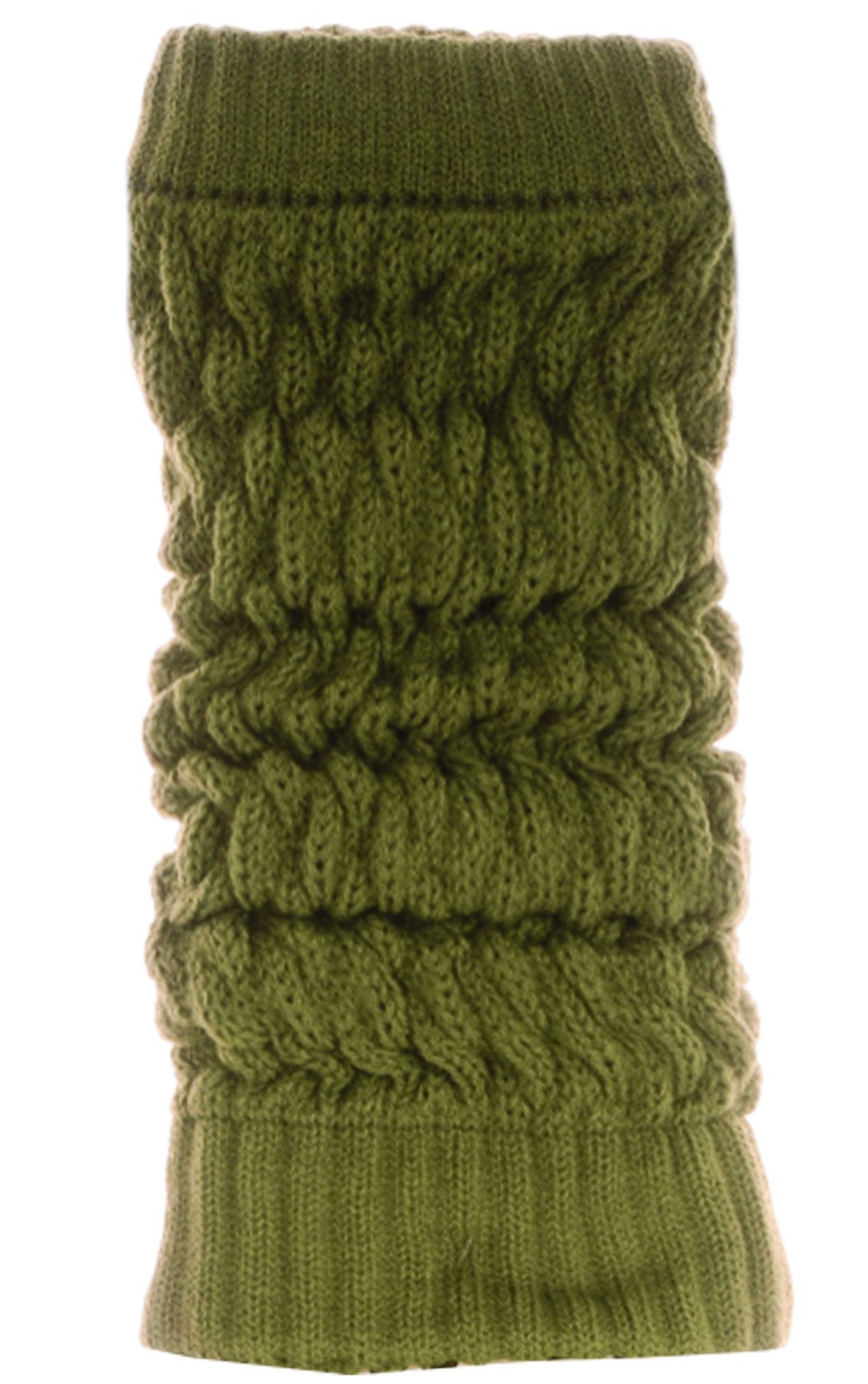 Martinex Beinstulpen Beinwärmer Damen Strickstulpen Legwarmer leg Warmers gesrickt elastisch, weich, in verschiedenen Farben, für Damen