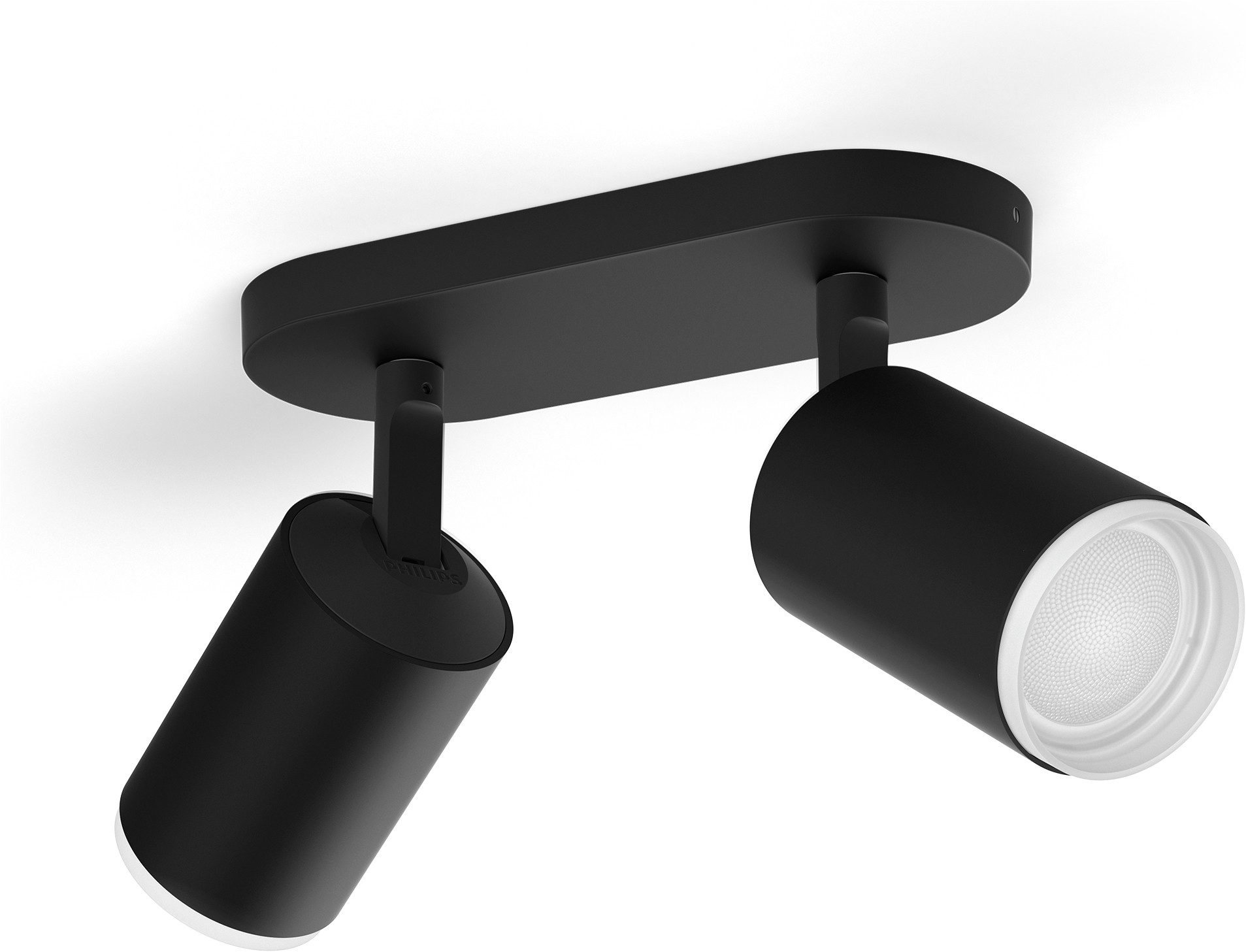 Philips Hue LED Deckenspot White & Color Ambiance Fugato 2er Aufbauspot, Abschaltautomatik, Bluetooth, CCT - über Fernbedienung, Dimmfunktion, Einschlafhilfe, Farbsteuerung, Farbwechsel, Memory, nach Trennung vom Netz, Nachtlichtfunktion, RGB, Smart Home, Timerfunktion, Weckerfunktion, dimmbar über Fernbedienung, mehrere Helligkeitsstufen, LED wechselbar, Farbwechsler, RGB, warmweiß - kaltweiß, Steuerbar per App und Stimme, Smart Home fähig, Farbfähig und Weißtöne