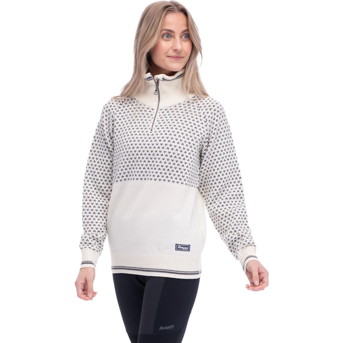 Bergans Sweatshirt Alvdal Wool W Half Zip Weicher Merinowollpullover mit exzellenter Temperaturregulierung