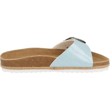 piece of mind. 274-010 Damen Schuhe Pantolette Slides Lederfußbett Pantolette