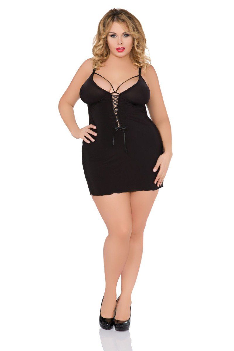 Andalea Negligé Negligee in schwarz - 38/40