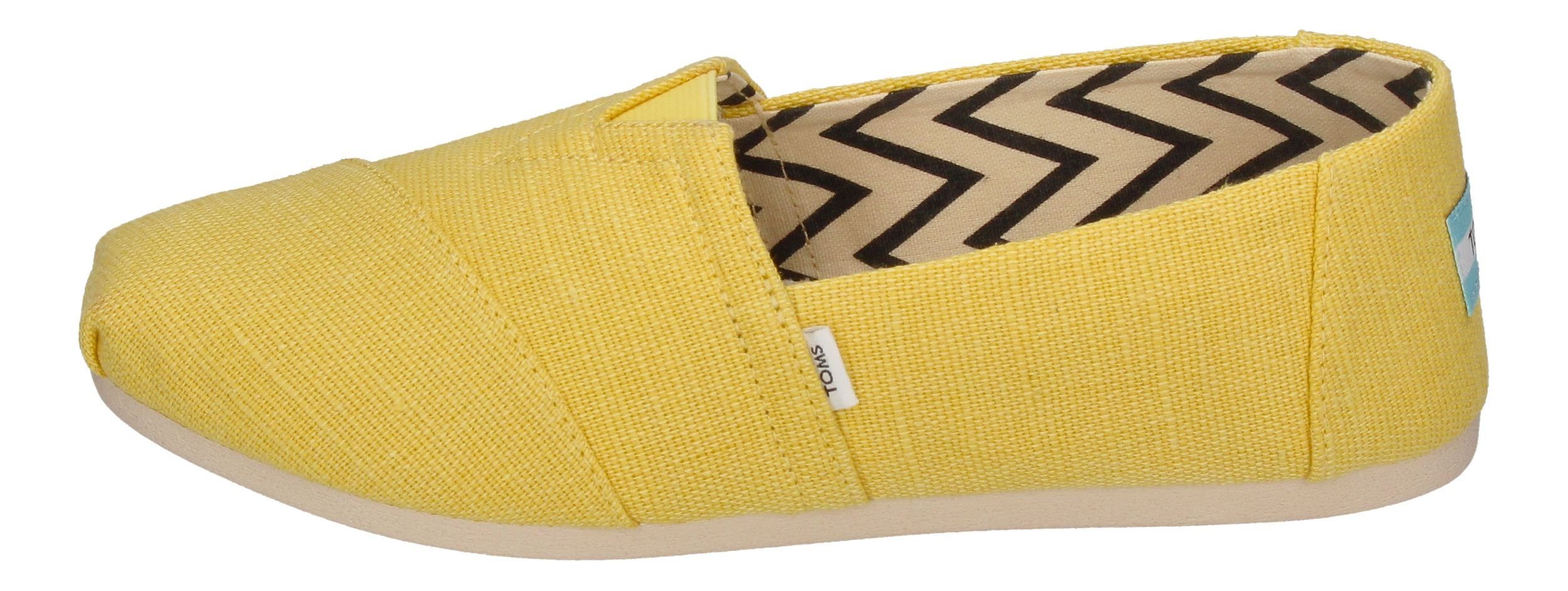 ALPARGATA TOMS 10019633 Yellow Espadrille