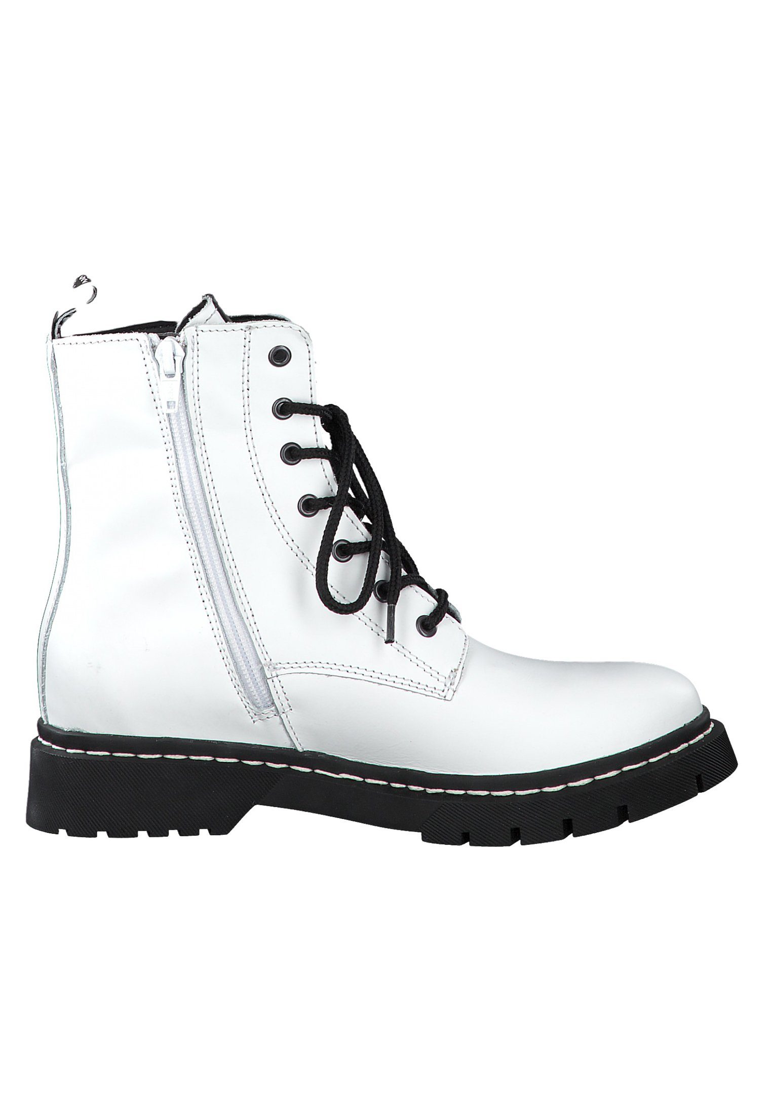Tamaris 1-25269-25 Schnürrstiefelette 100 WHITE Stiefelette