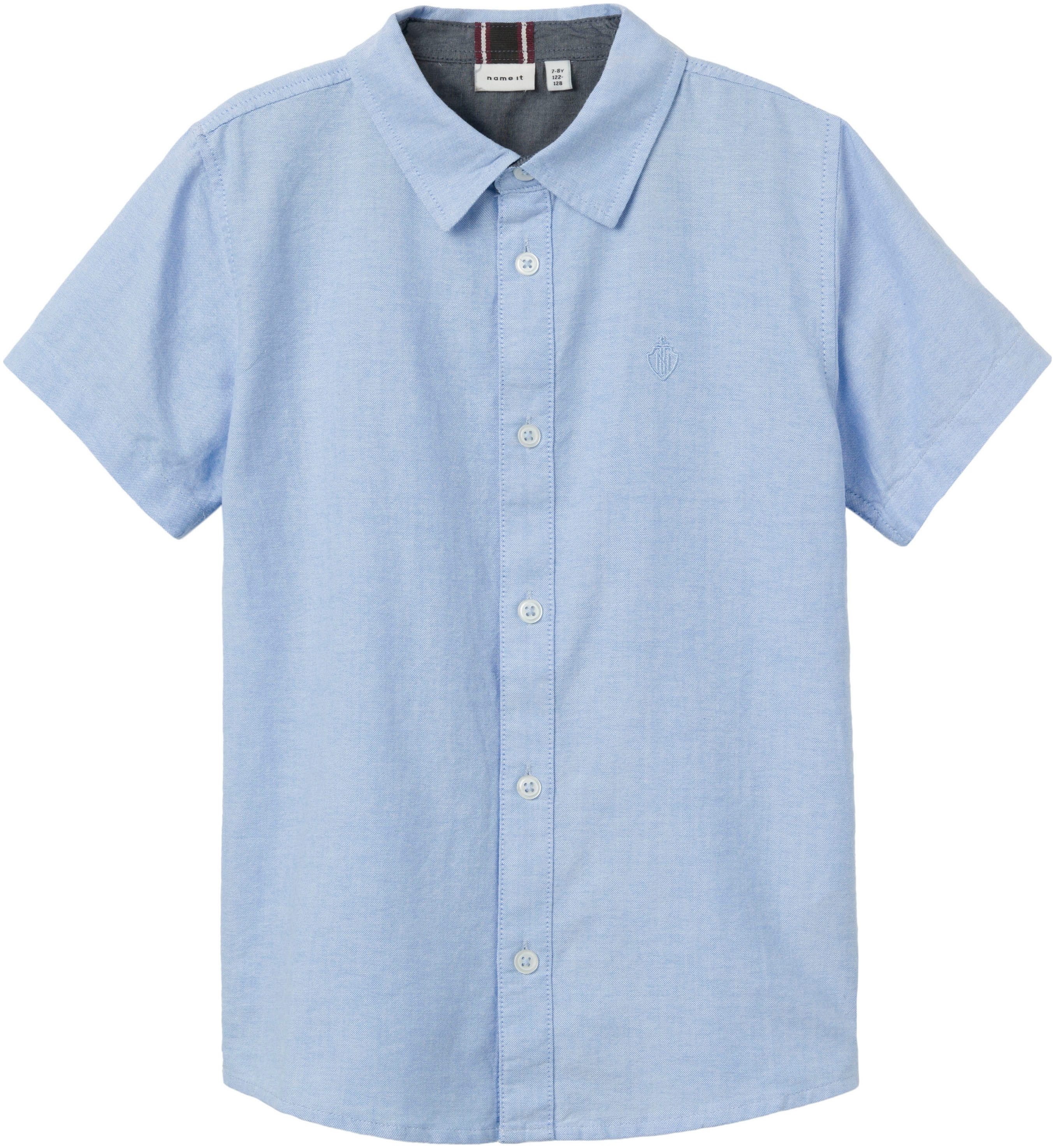 Name It Kurzarmhemd NKMNEWSA SS SHIRT NOOS Baumwolle, normal geschnitten