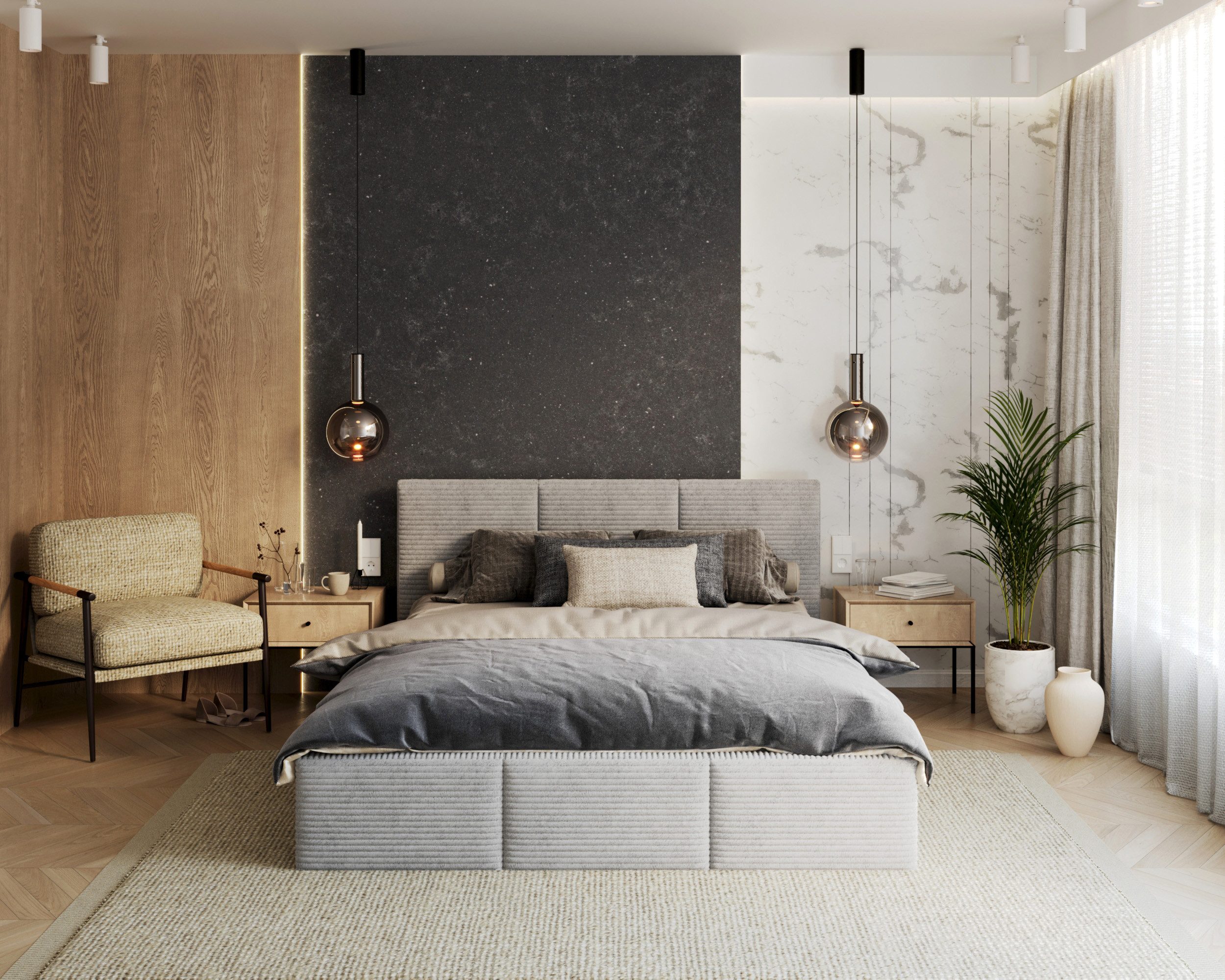 thematys Polsterbett mit Bettkasten Stauraumbett, aus hochwertigem CORD Stoff Bezug (verfügbar 90x200 120x200 140x200 160x200 180x200cm, Bettrahmen, Bett, mit großen gepolsterten Kopfteil, mit Bettkasten zum aufklappen), Metallrahmen mit Lattenrost, hydraulische Klappfunktion für Stauraum