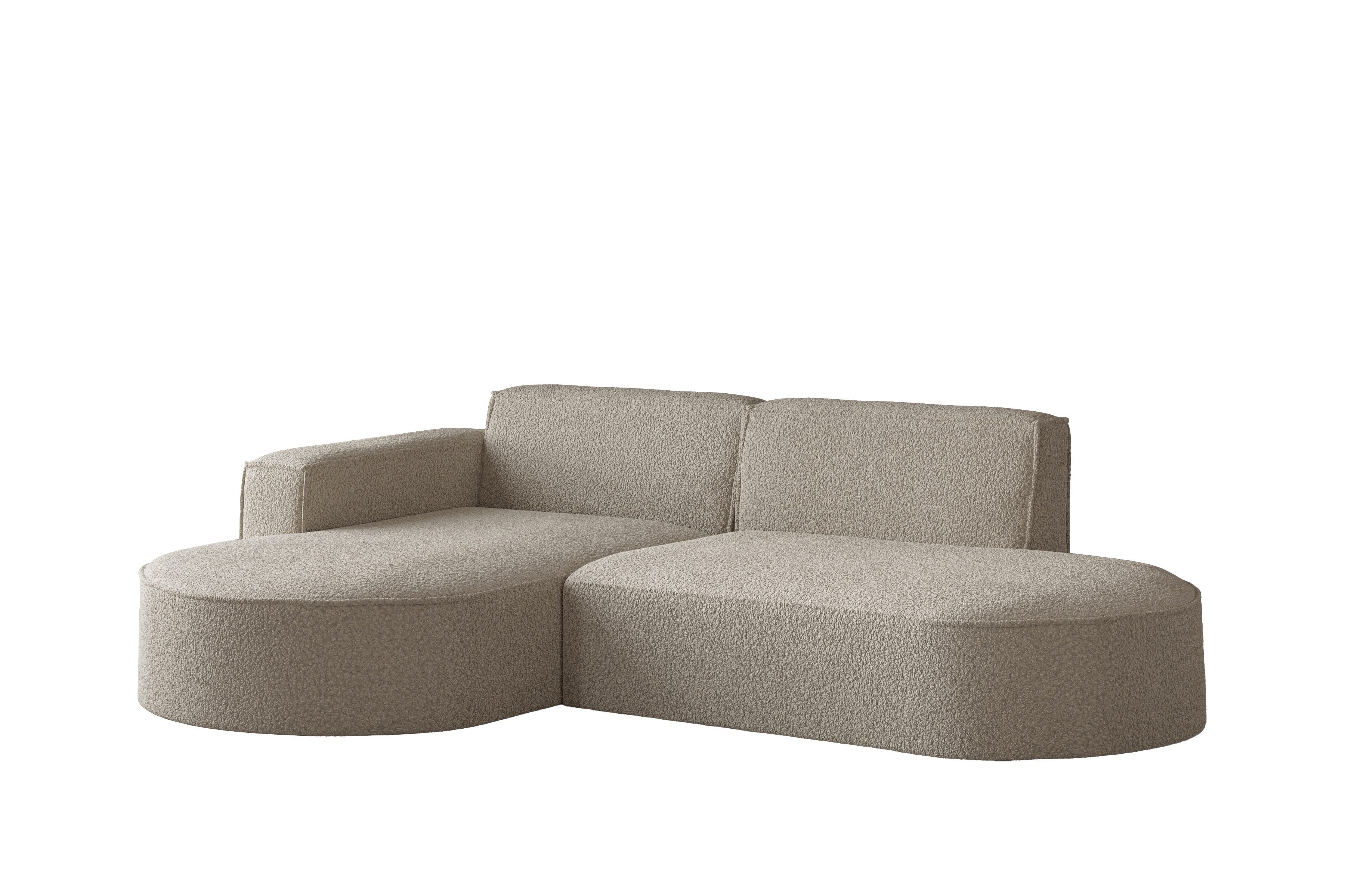 Kaiser Möbel Ecksofa Designer MODENA STUDIO L stoff Cord, Verita,Boucle, Ec günstig online kaufen