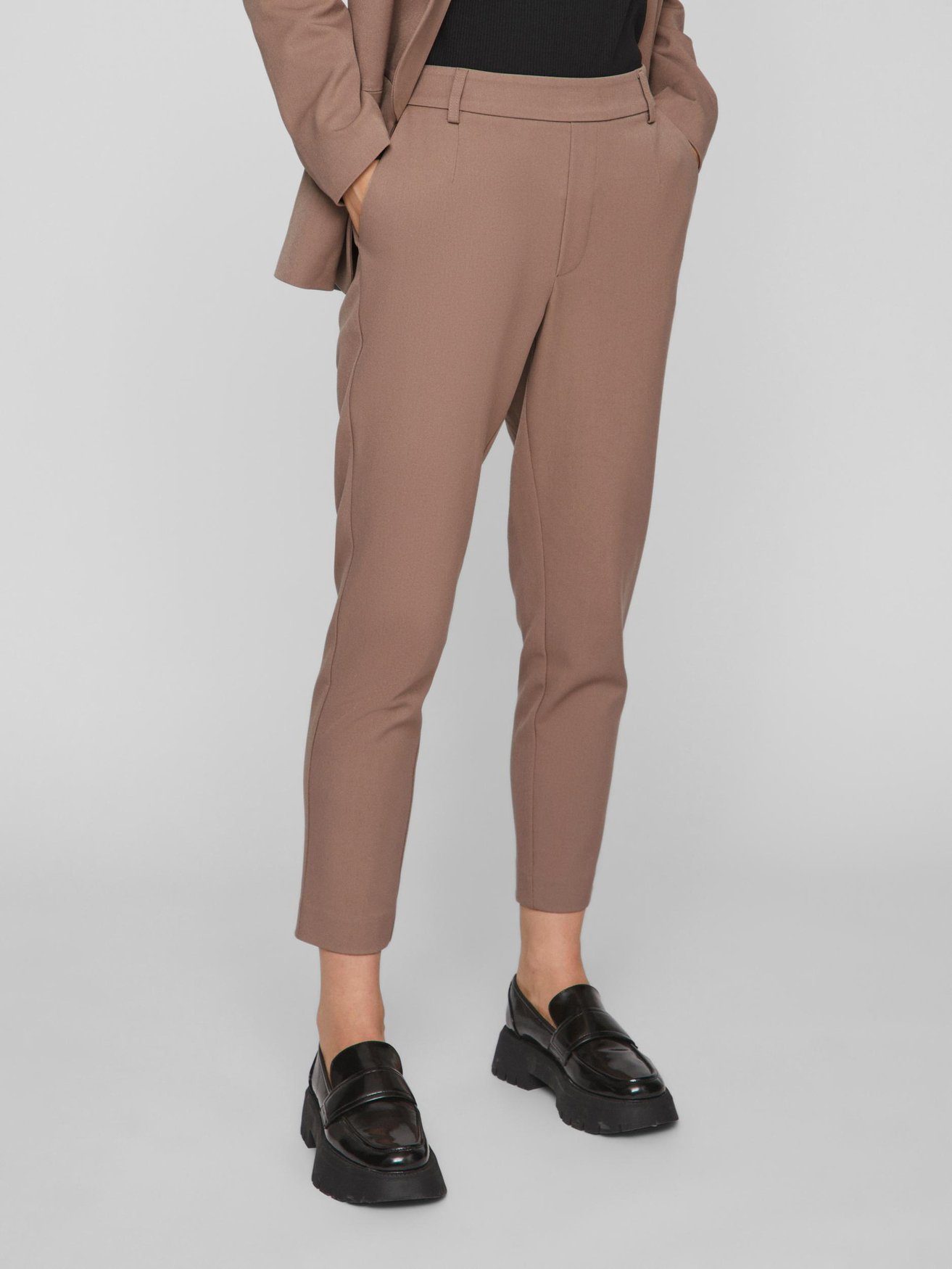 Vila Stoffhose Elegante Business Stoffhose Stretch günstig online kaufen