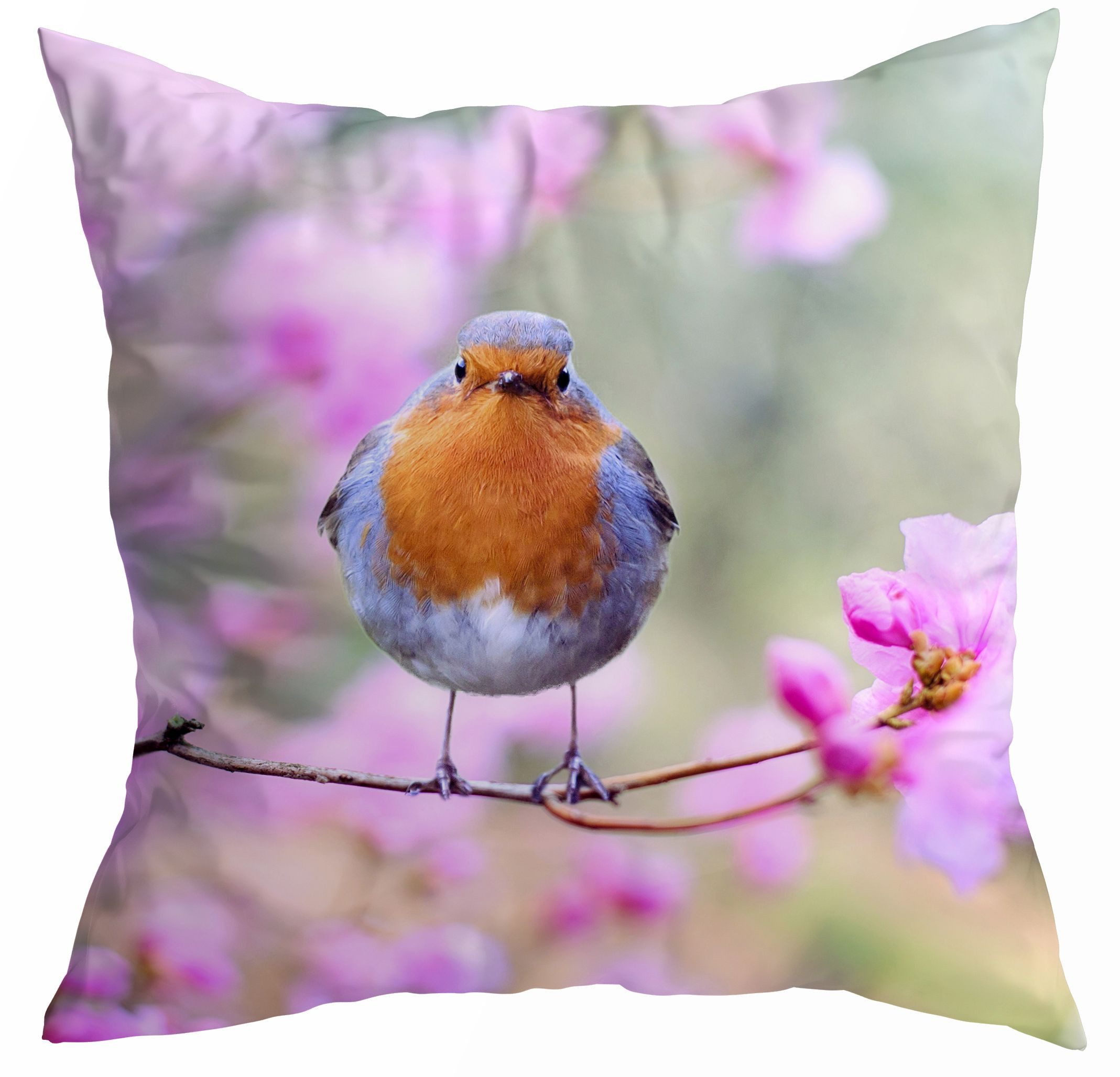 SPRÜGEL Подушкиhülle Birds Vogel 45 x 45 cm