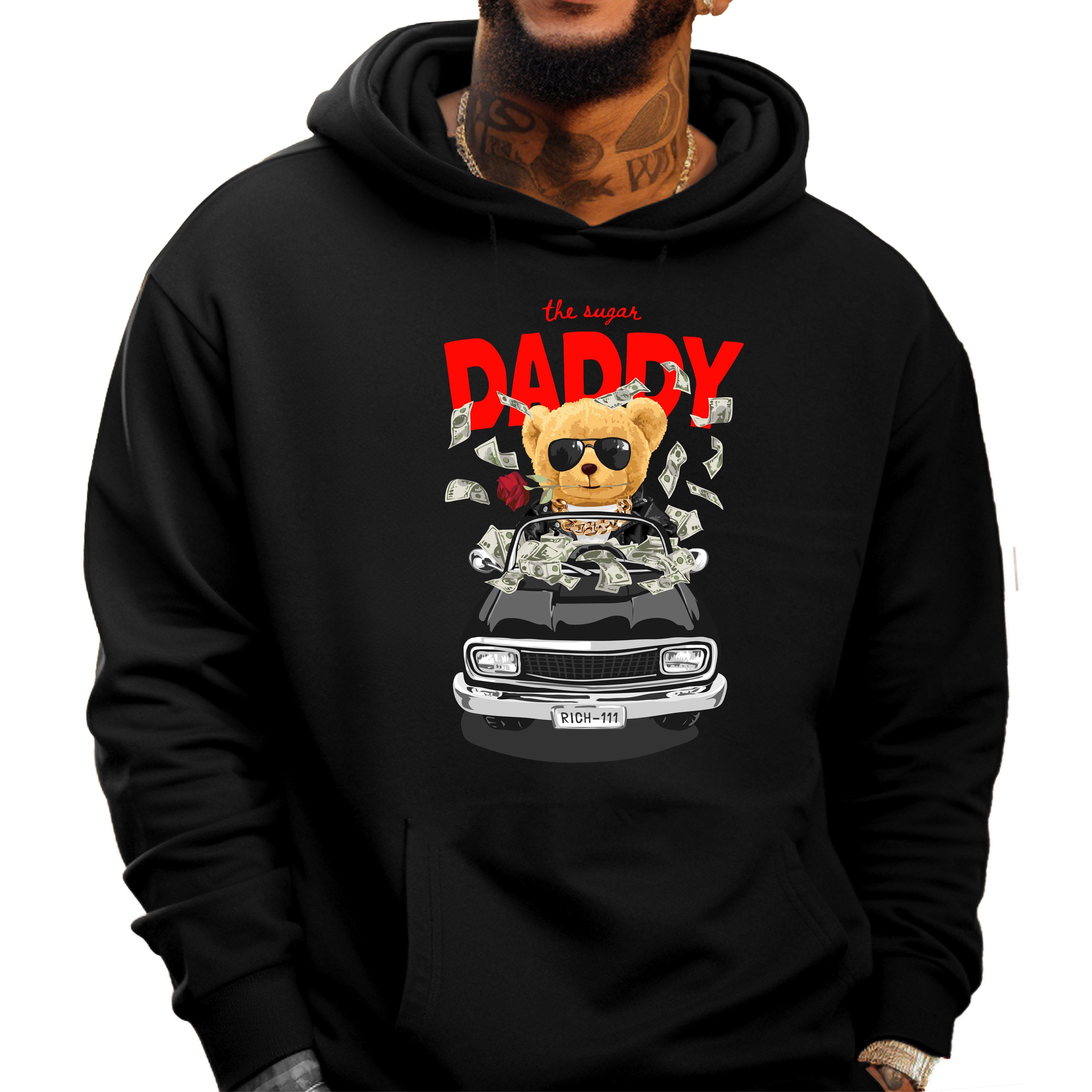 Banco Hoodie Kapuzenpullover Bärenaufdruck in Größen günstig online kaufen