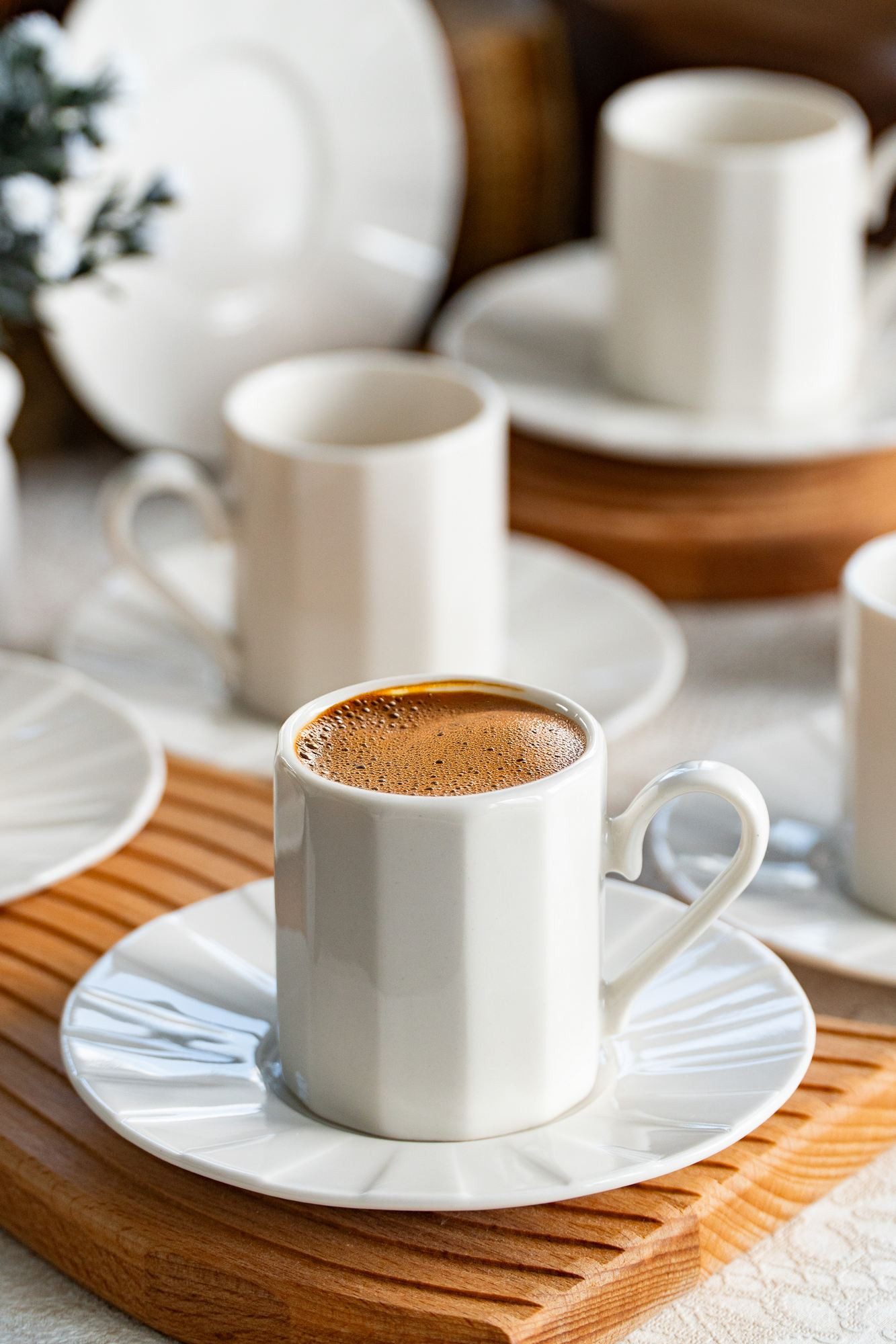 Hermia Concept Espressotasse Becher, 12-tlg., Porzellan, 12-teiliges Set