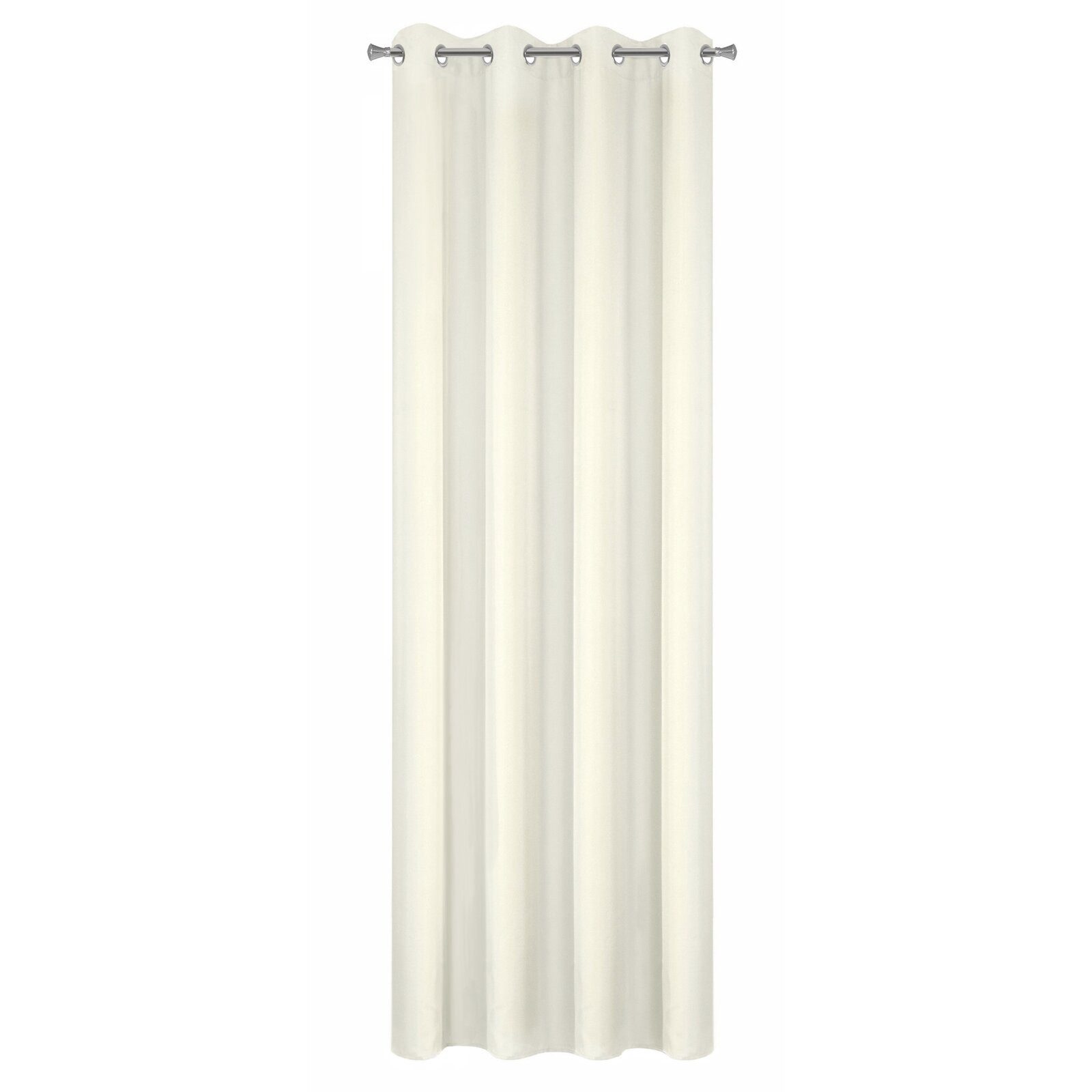 Eurofirany Vorhang Einfarbiger Vorhang – Blickdichter Stoff mit matter Oberfläche, Ösen, Satinbindung, pflegeleicht, 140 g/m² – 100 % Polyester