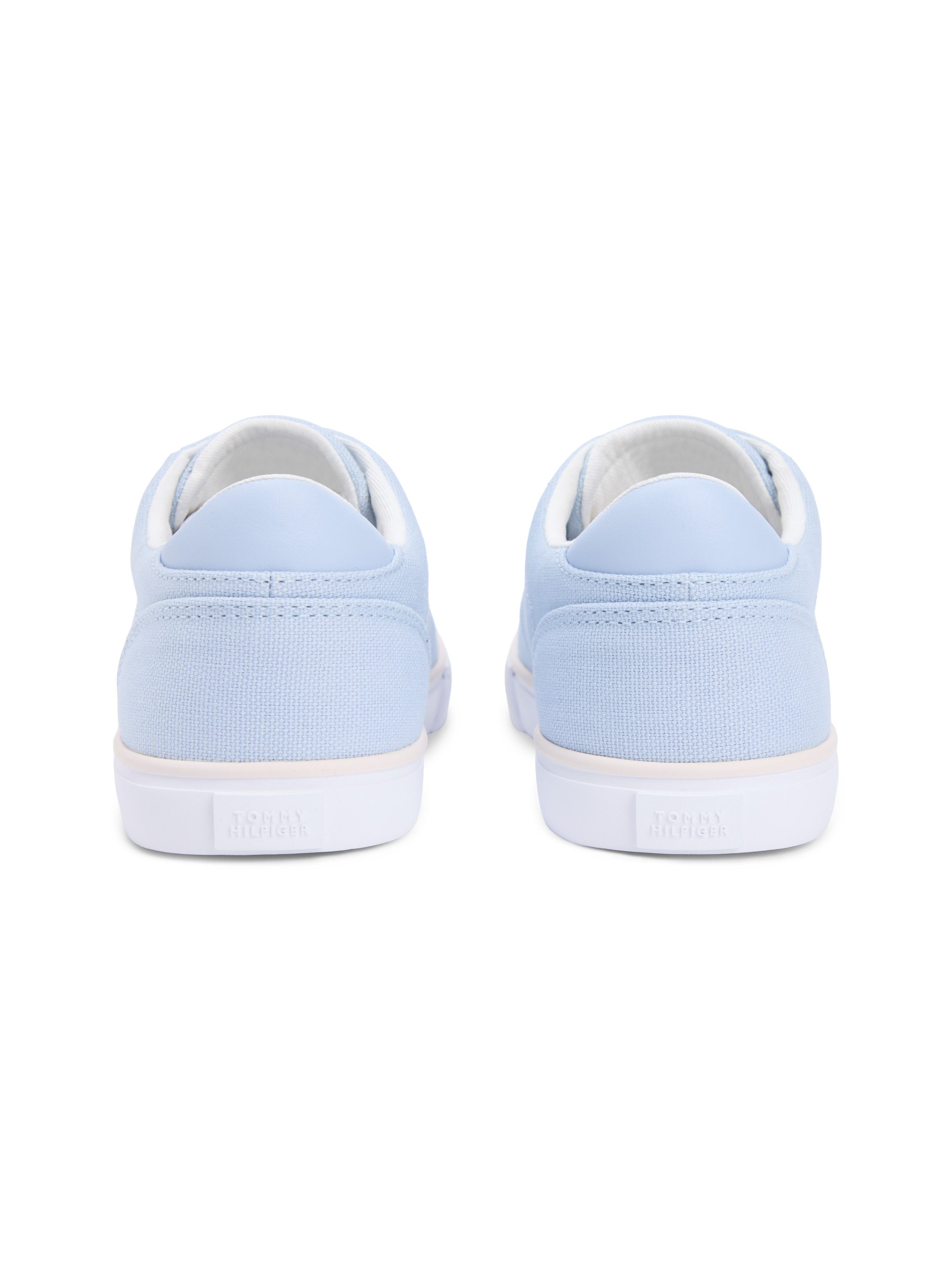 Tommy Hilfiger TH LOW PROFILE VULC CANVAS Plateausneaker Halbschuh, Schnürer, Freizeitschuh mit gepolstertem Schaftrand