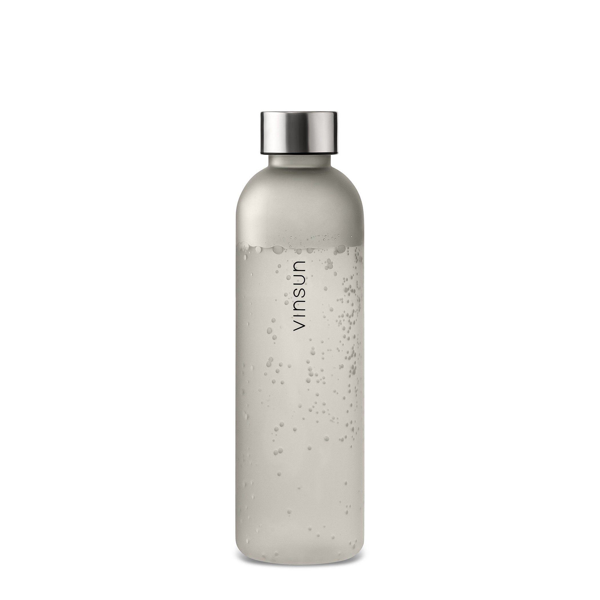 Tritan, Trinkflasche auslaufsicher, Kohlensäure und Geruchs- frei, 650ml, Trinkflasche Grau Geschmacksneutral, bruchsicher, geeignet, auslaufsicher Vinsun BPA