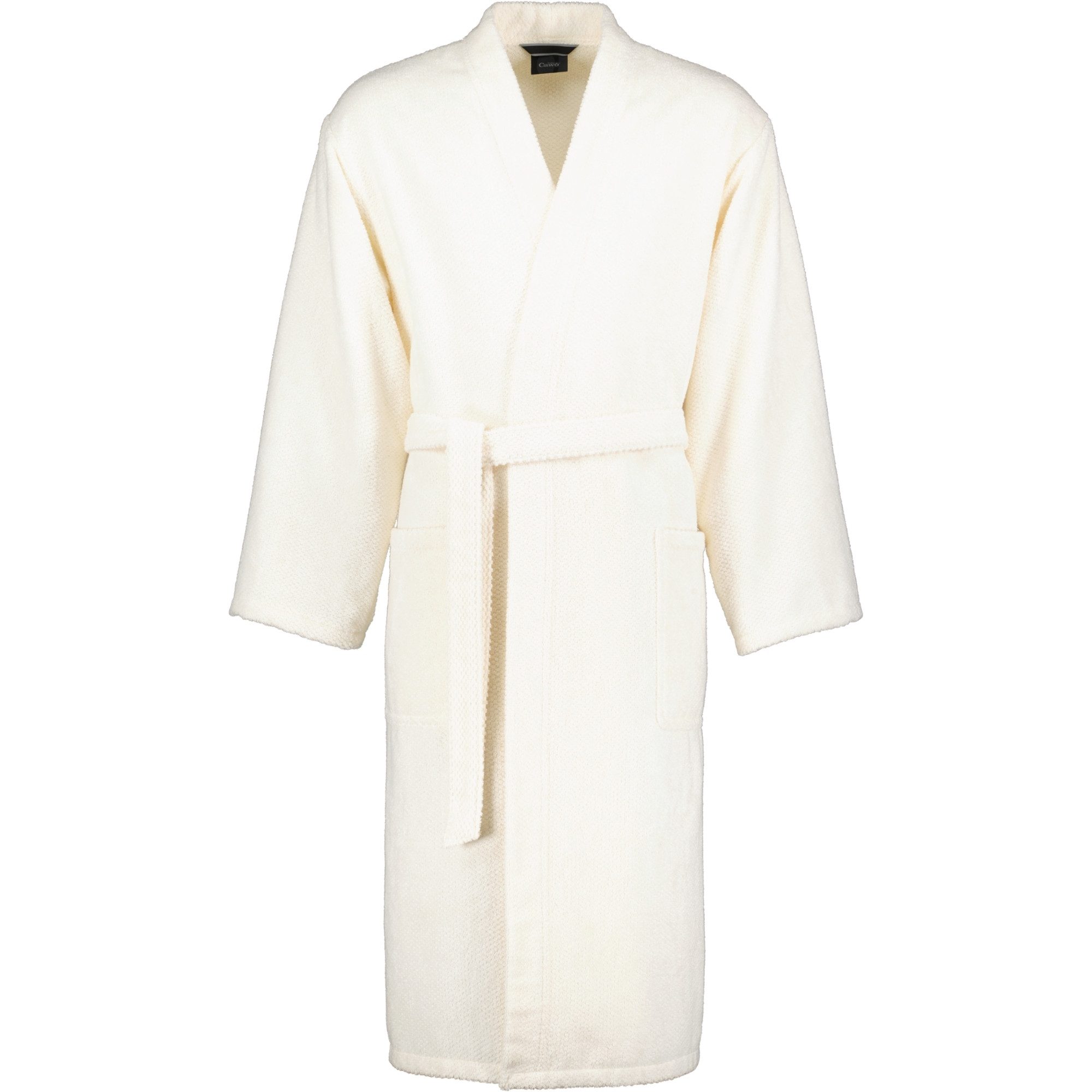 Cawö Herrenbademantel Pure 5622 Kimono Frottier, Kimono, 100% Baumwolle