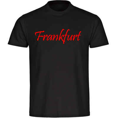 multifanshop T-Shirt Kinder Frankfurt - Schriftzug - Boy Girl